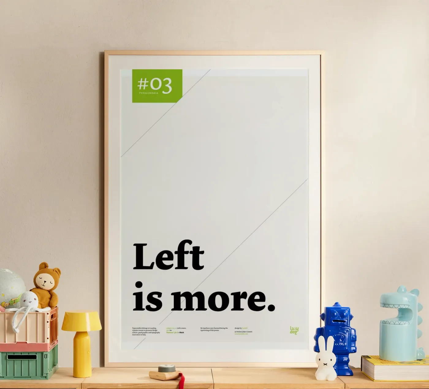 Left is more Poster von Stefano Joker Lionetti