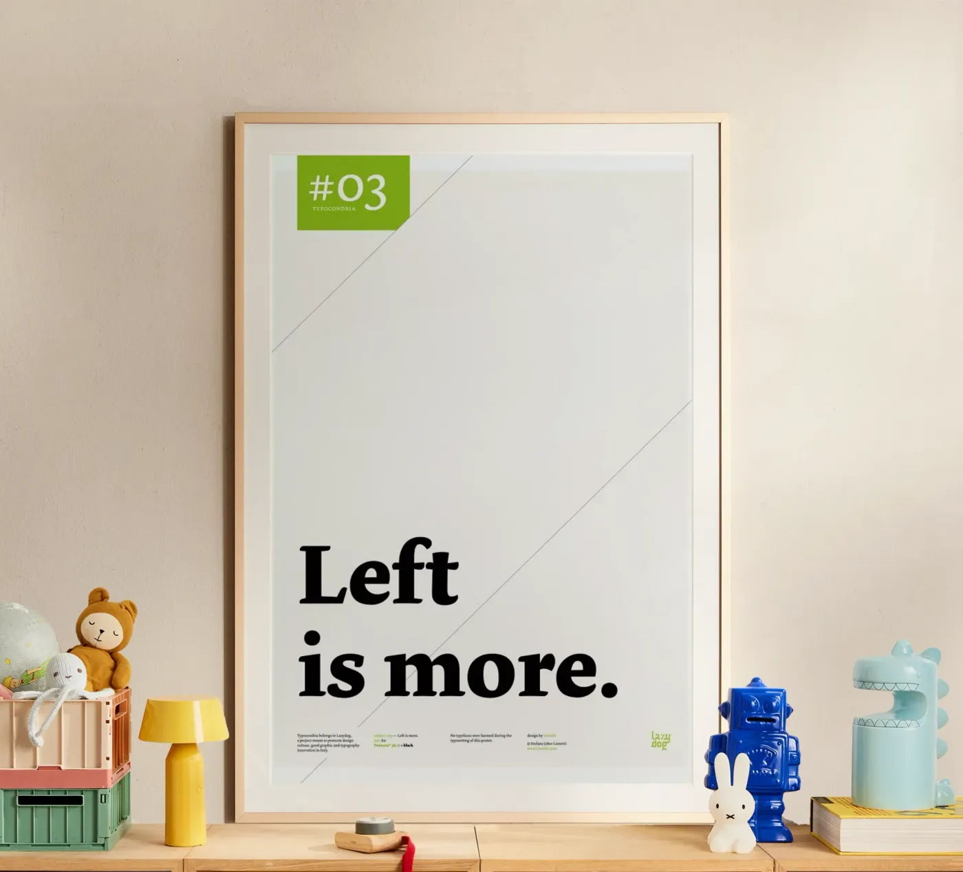 Left is more poster by Stefano Joker Lionetti