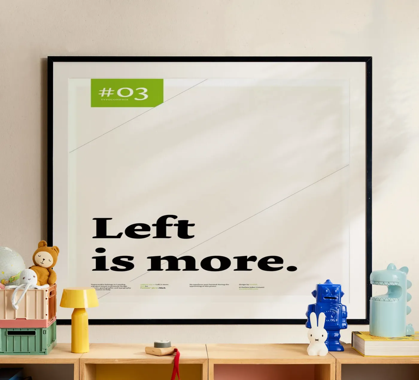 Left is more Poster von Stefano Joker Lionetti