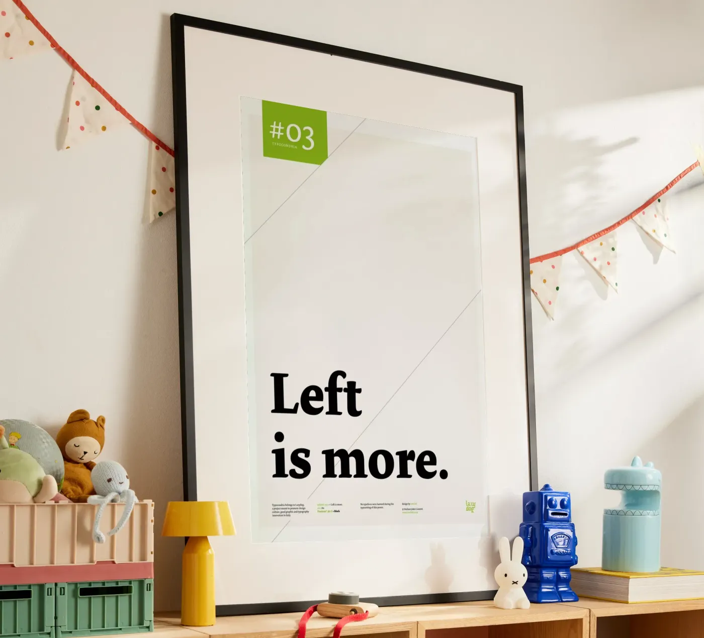 Left is more Poster von Stefano Joker Lionetti