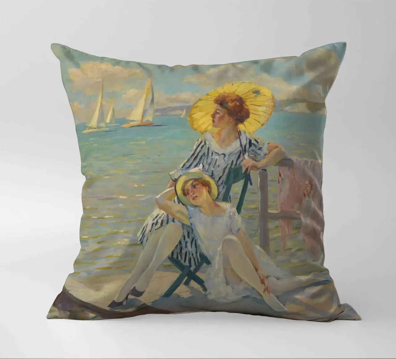 Edward Cucuel - Nel sole cuscino da ARTOTHEK