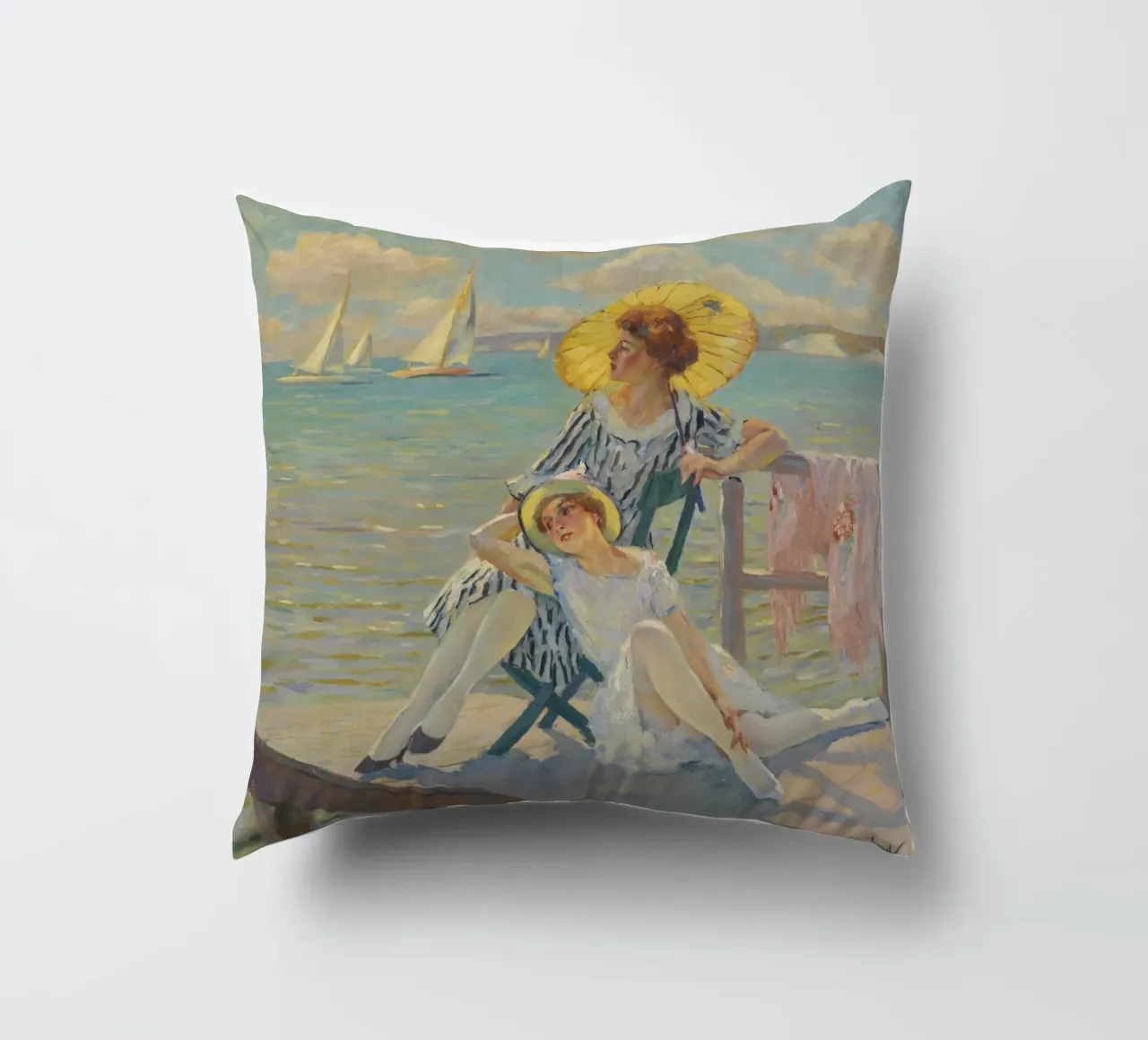 Edward Cucuel - Nel sole cuscino da ARTOTHEK