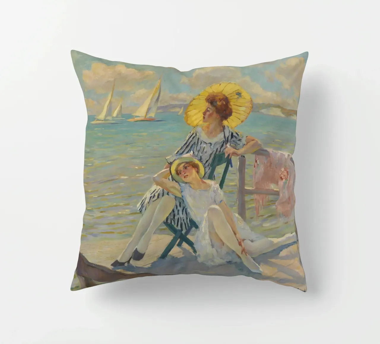 Edward Cucuel - Nel sole cuscino da ARTOTHEK