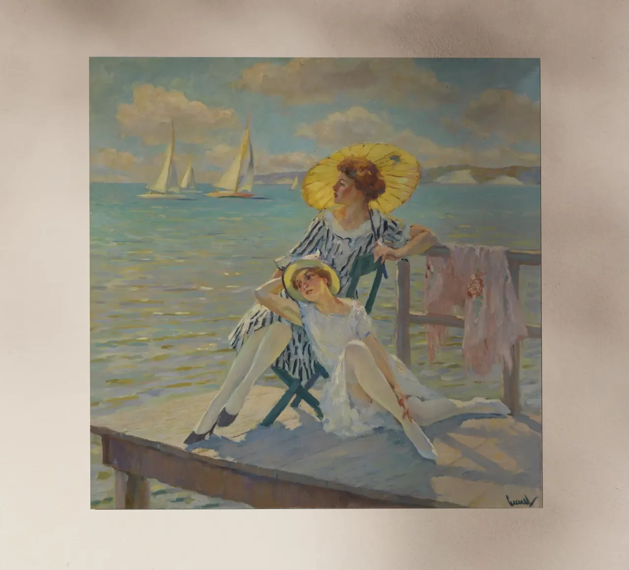 Edward Cucuel - Nel sole pellicola backlit da ARTOTHEK