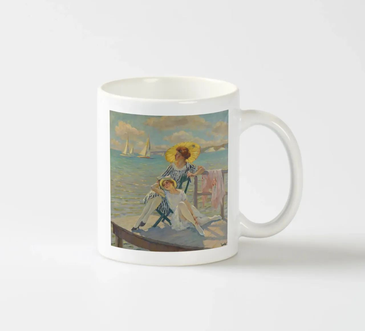 Edward Cucuel - Nel sole tazza in ceramica da ARTOTHEK