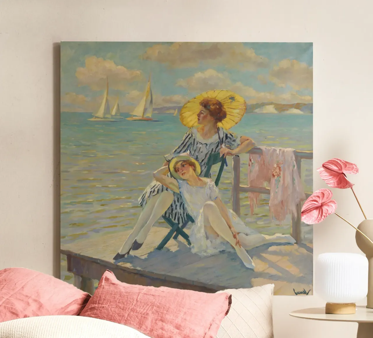 Edward Cucuel - In the Sun canvas by ARTOTHEK
