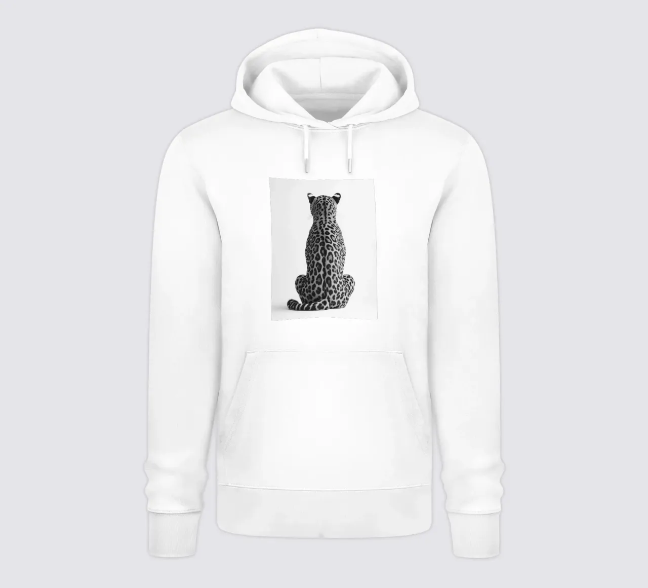 B&N Leopardo a riposo felpa con cappuccio da Carinaprint