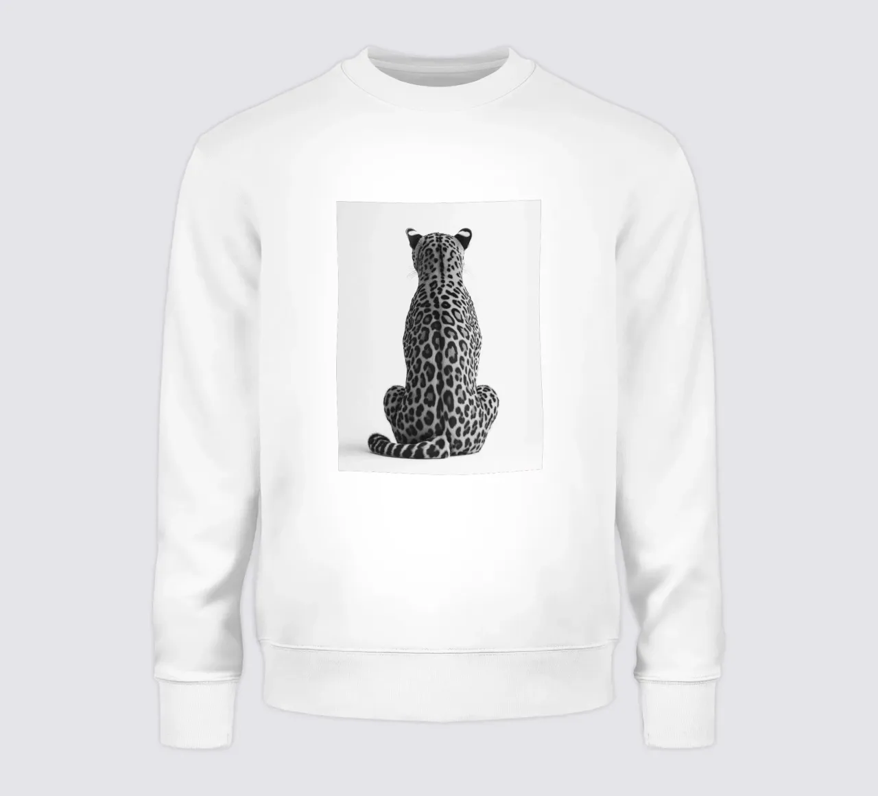 B&N Leopardo a riposo felpa da Carinaprint