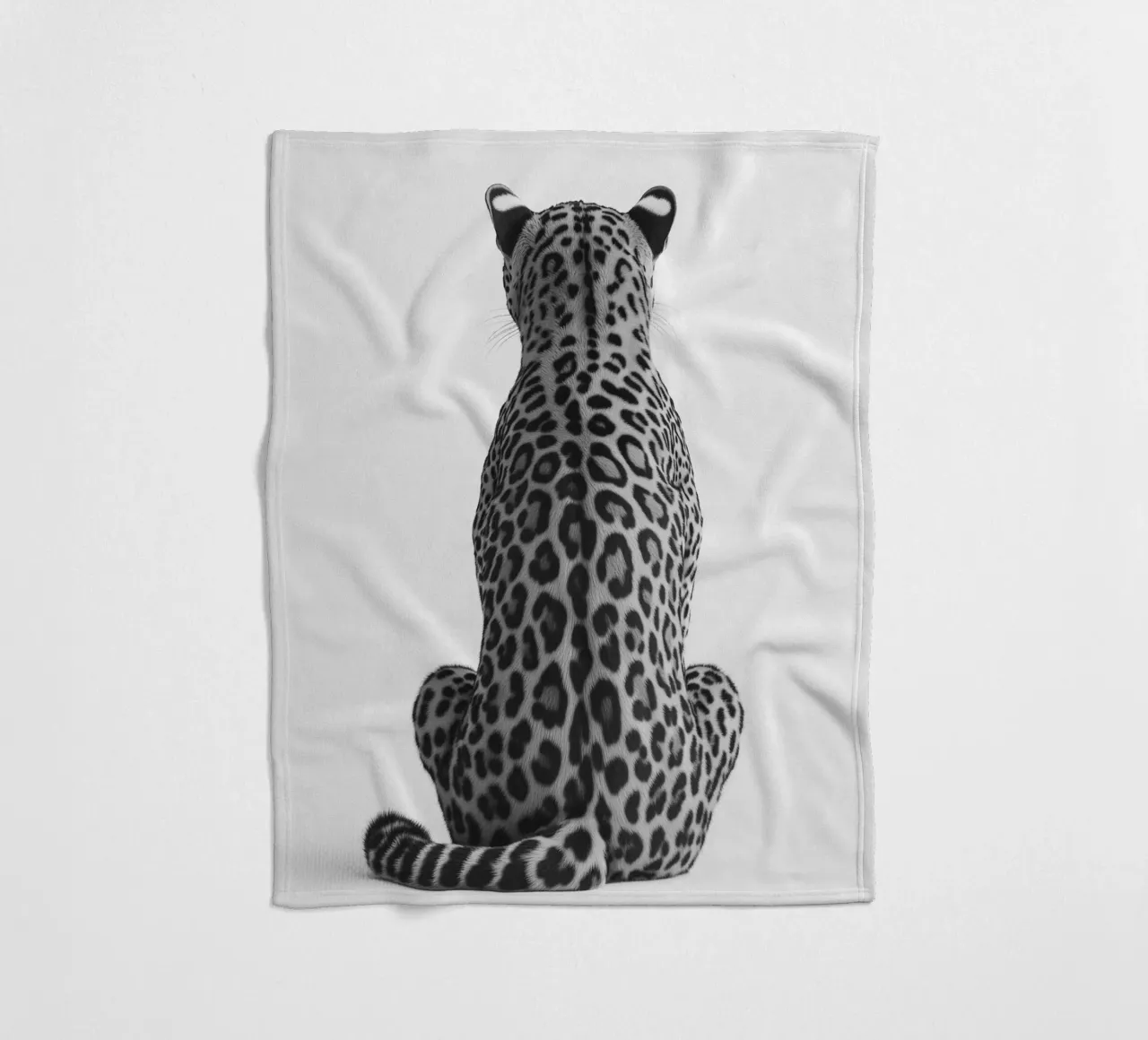 B&N Leopardo a riposo coperta in pile da Carinaprint