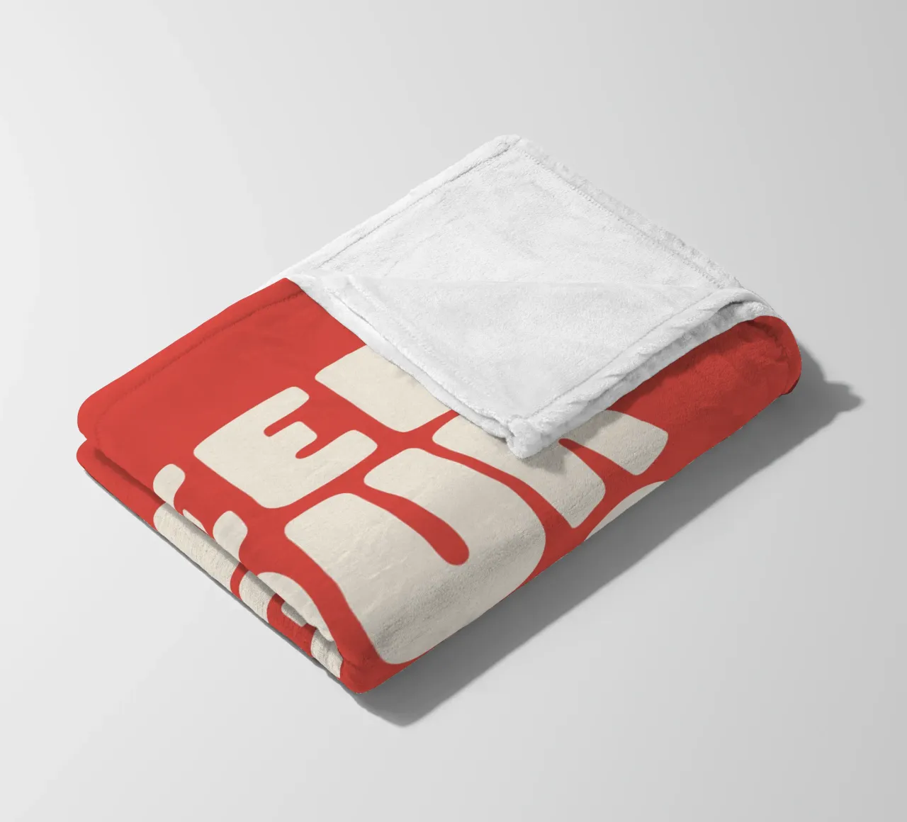 Design tipografico ottimistico "Keep Your Head Up" (Tieni la testa alta) coperta in pile da THE MOTIVATED TYPE