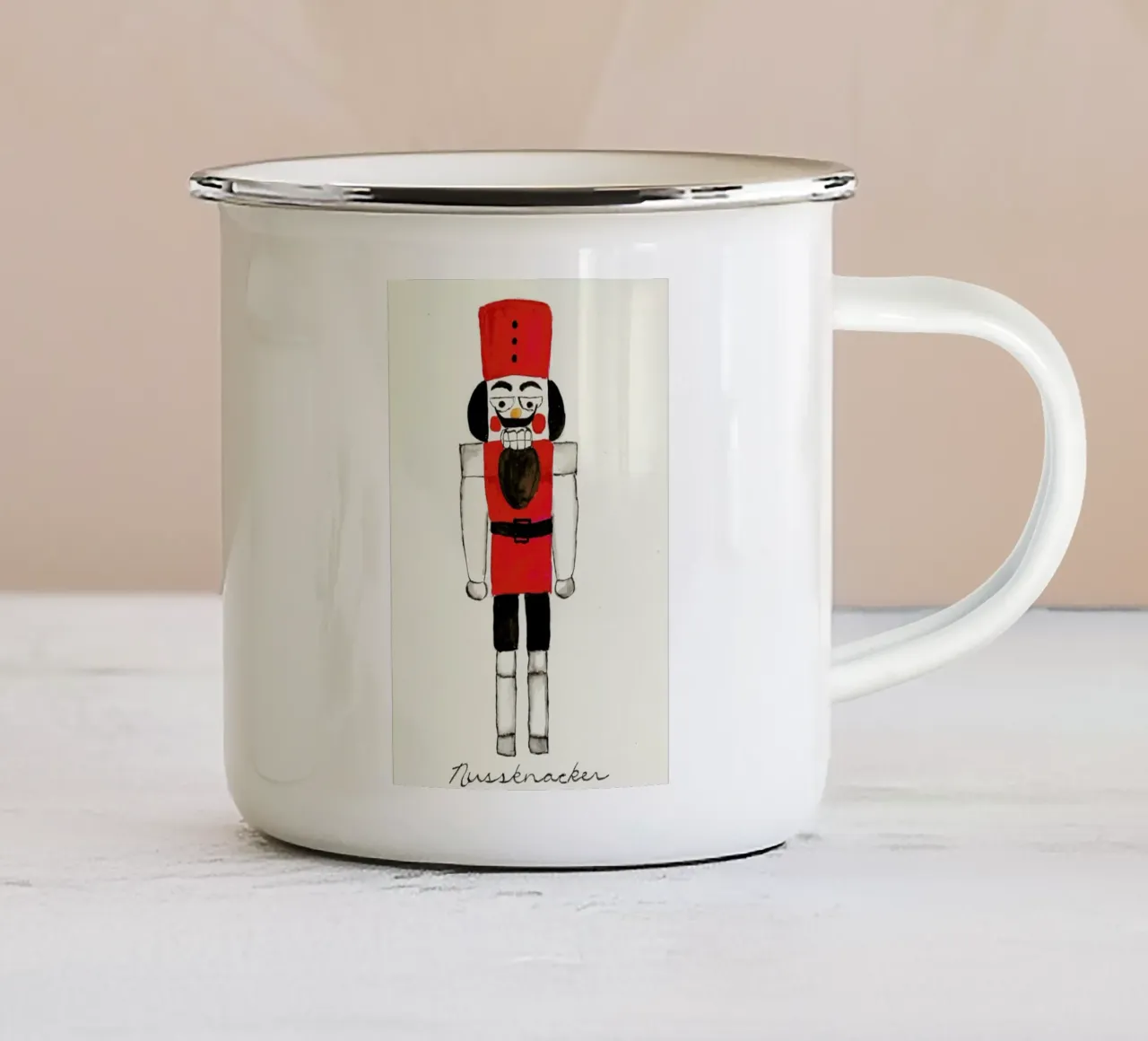 Nussknacker tazza in smalto da Nathys_illustration