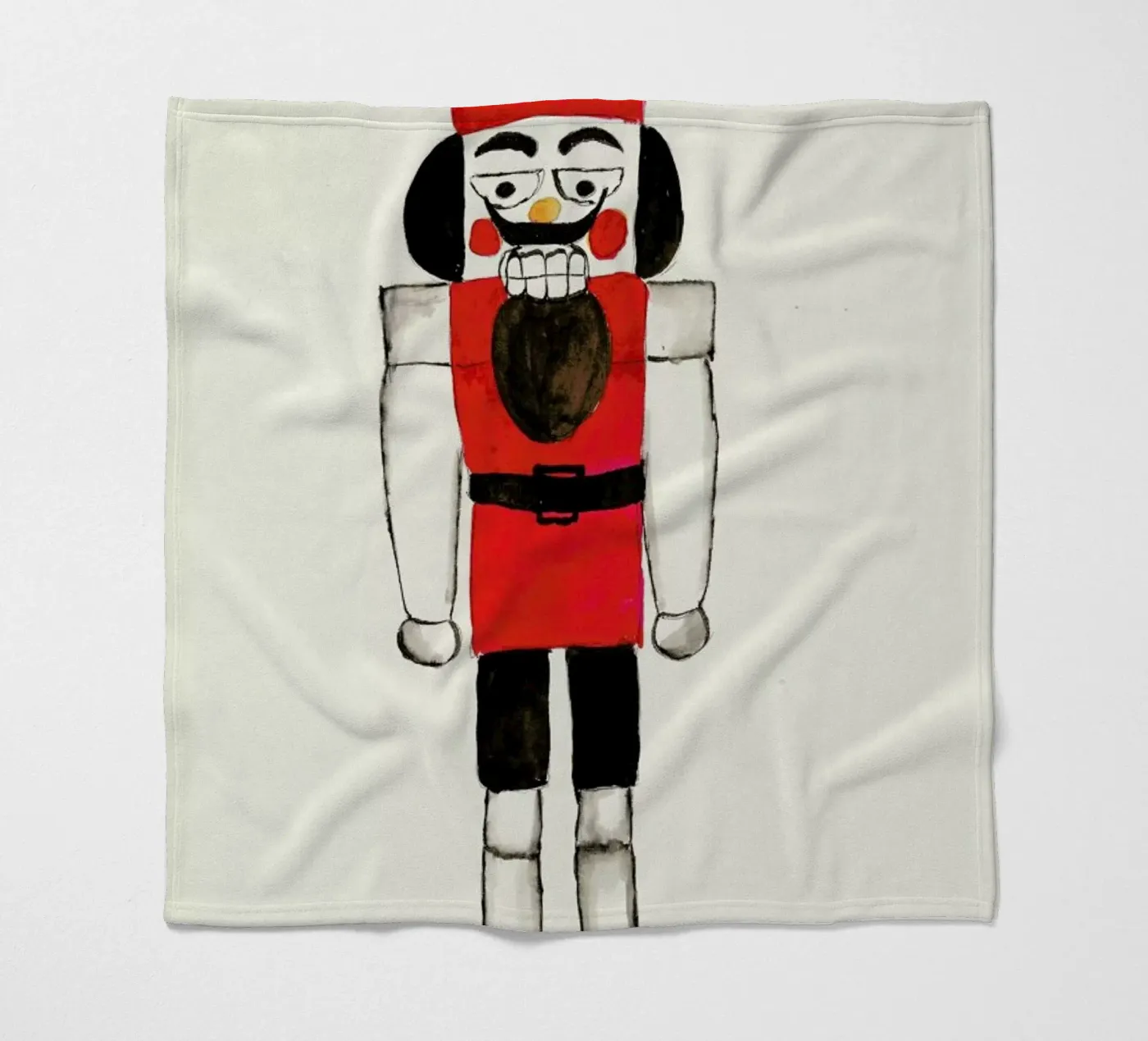 Nussknacker Fleecedecke von Nathys_illustration