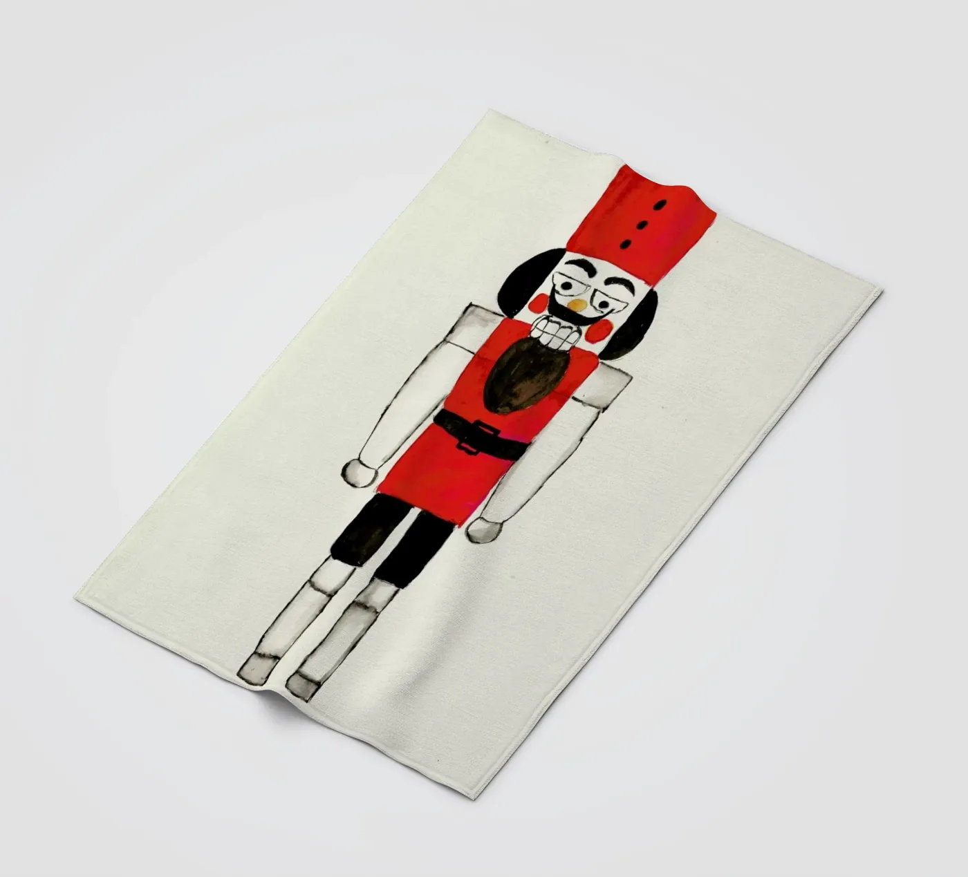 Nussknacker Fleecedecke von Nathys_illustration