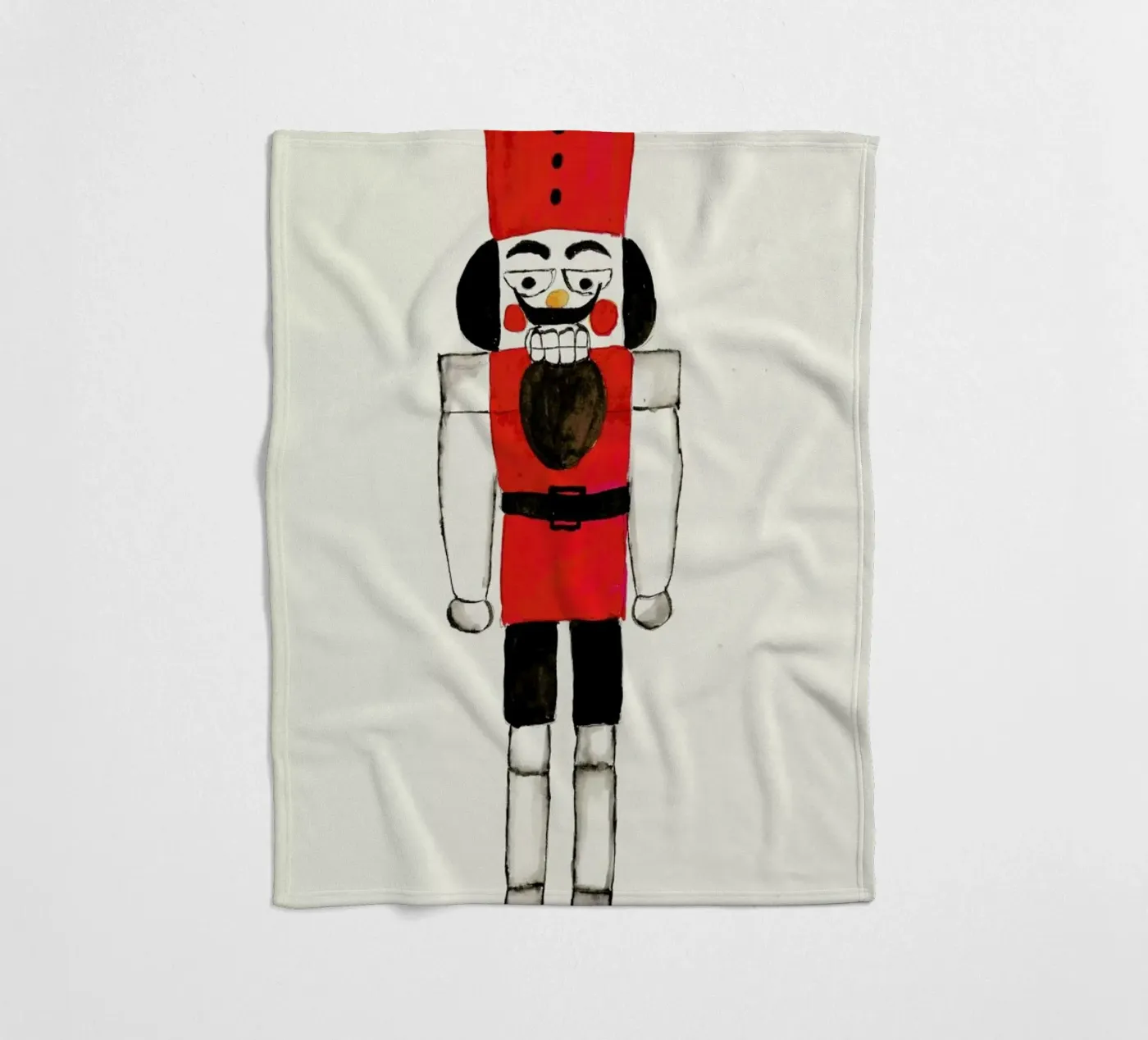 Nussknacker fleecedeken van Nathys_illustration