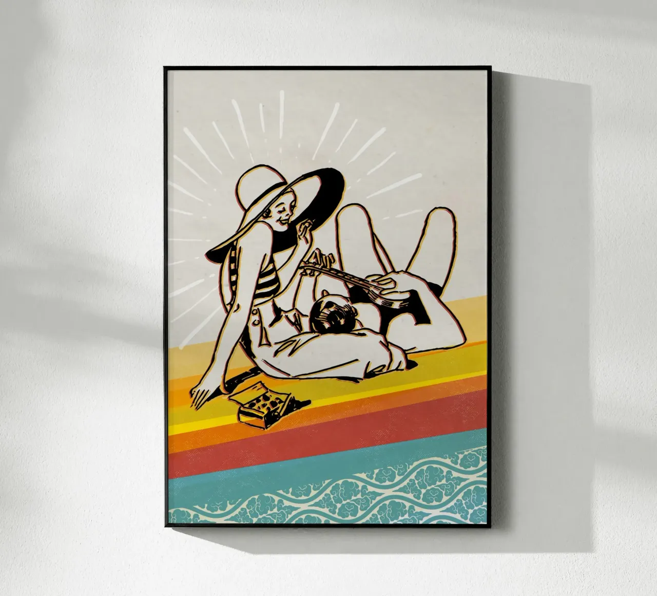 Summertime Love plexiglass da lazydaypaper