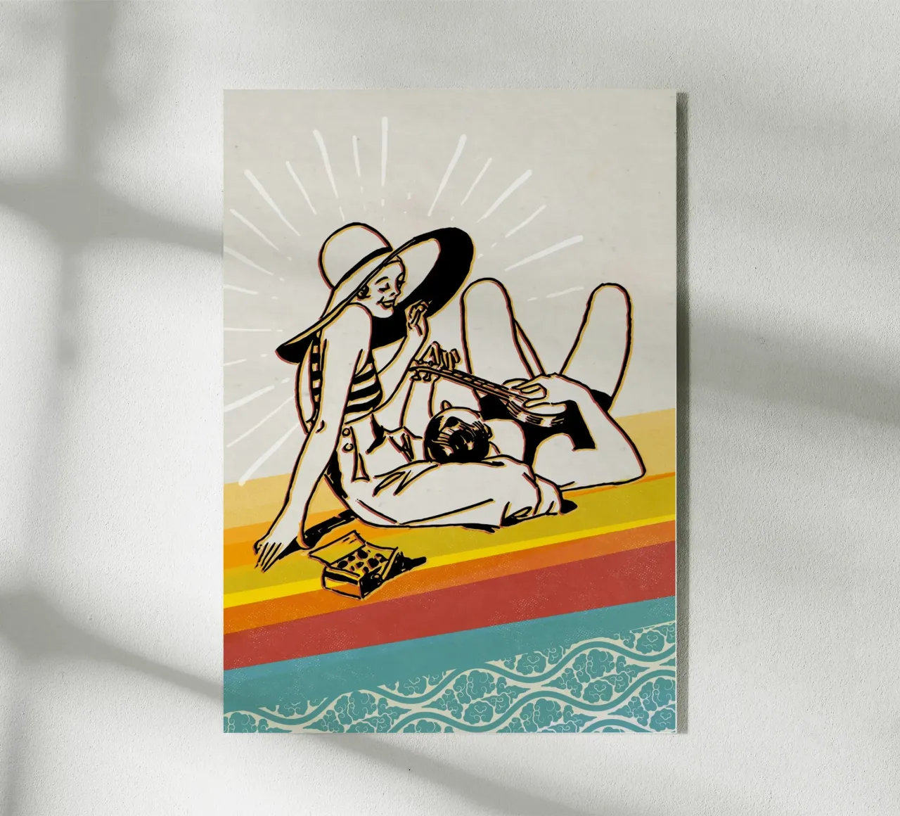 Summertime Love plexiglass da lazydaypaper