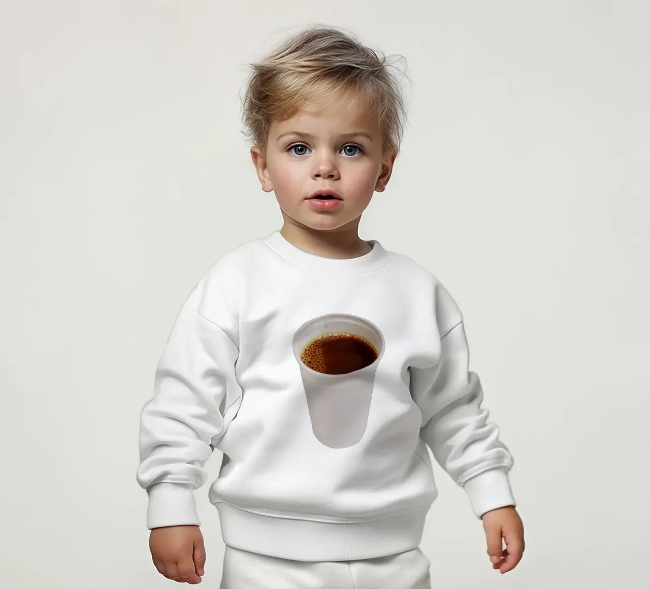 Caffè di plastica felpa neonato da Simon Koy