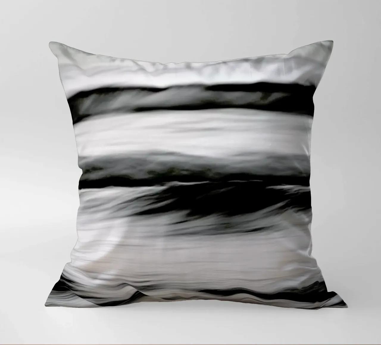 Waves Black & White cuscino da Tal Paz-Fridman