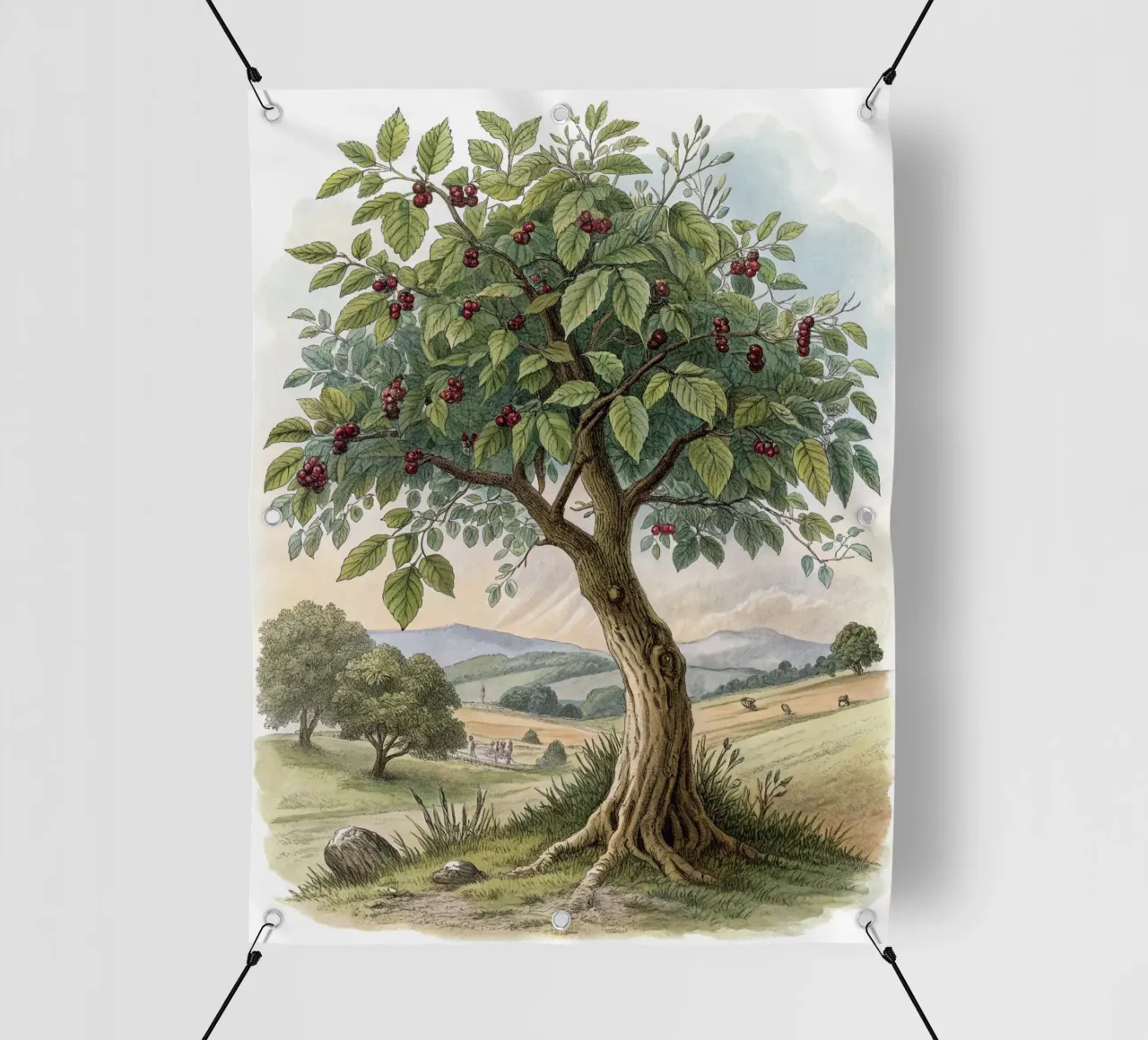 Albero di mele telo in pvc da logic