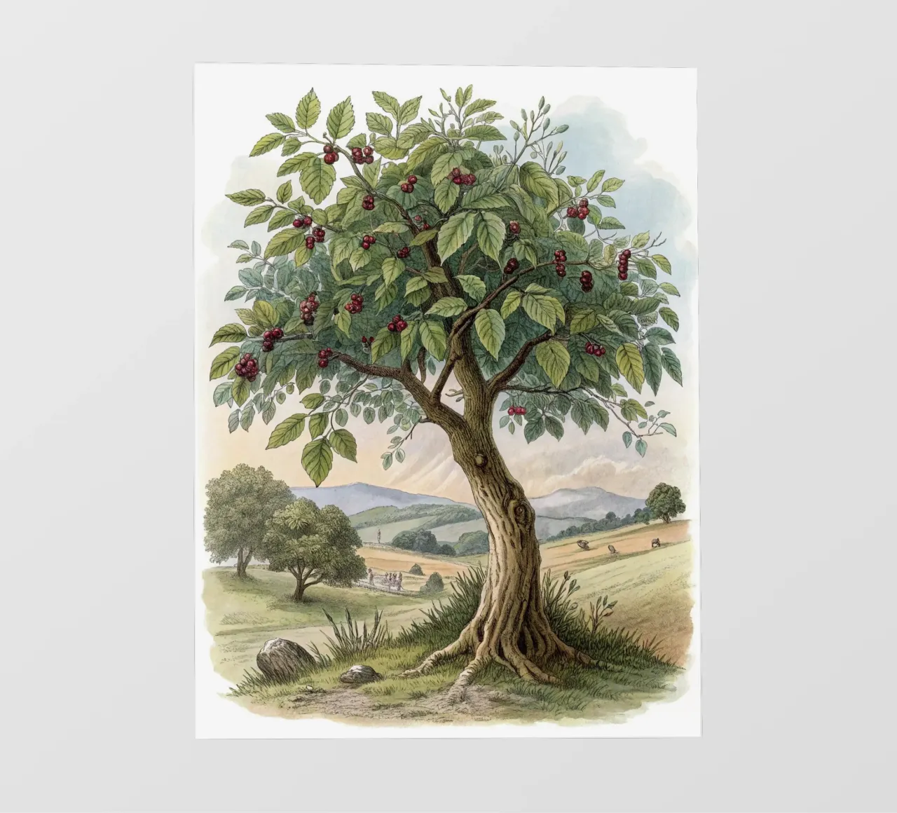 Albero di mele telo in pvc da logic