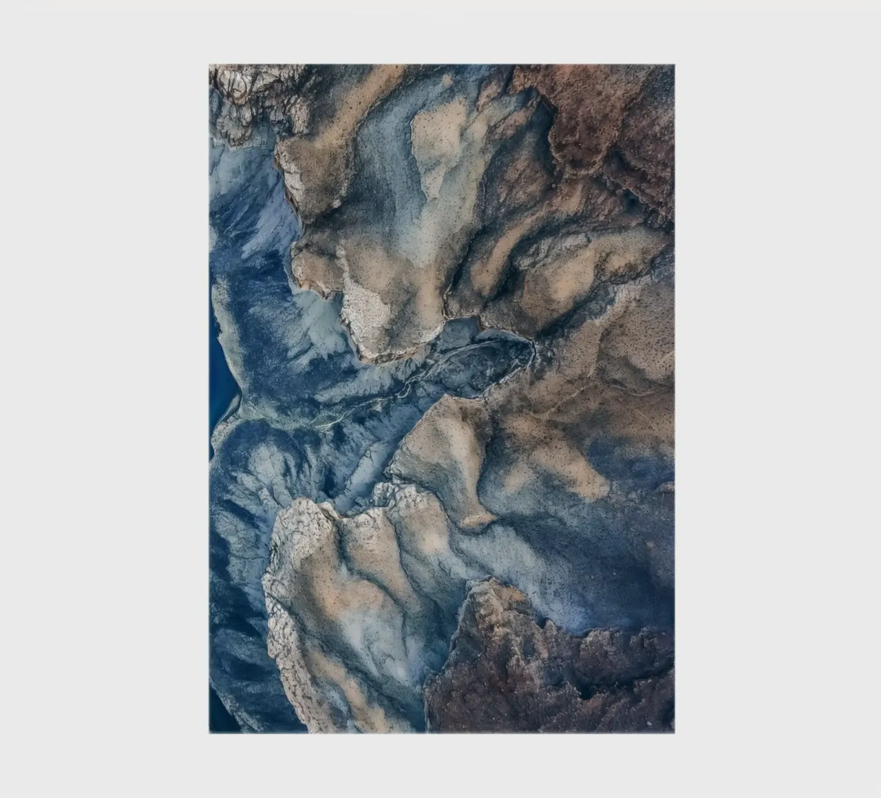 Abstract Nature Mountains notebook by Carinaprint
