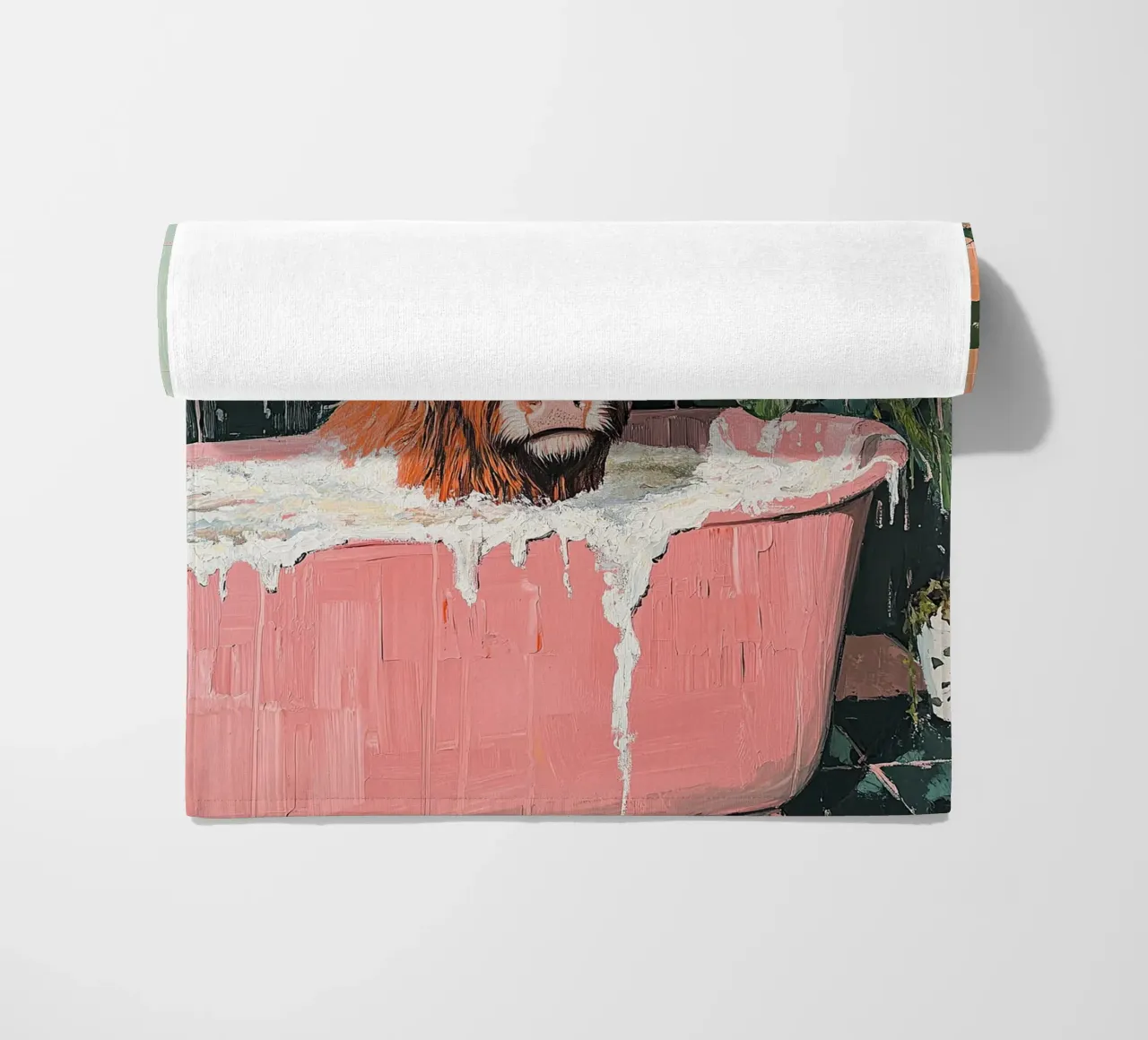 Mucca delle Highlands telo mare da Nikis Art Studio