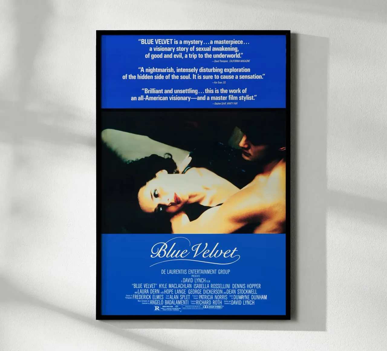 Blue Velvet Movie, David Lynch carta hahnemühle da Attaboy Dsgn