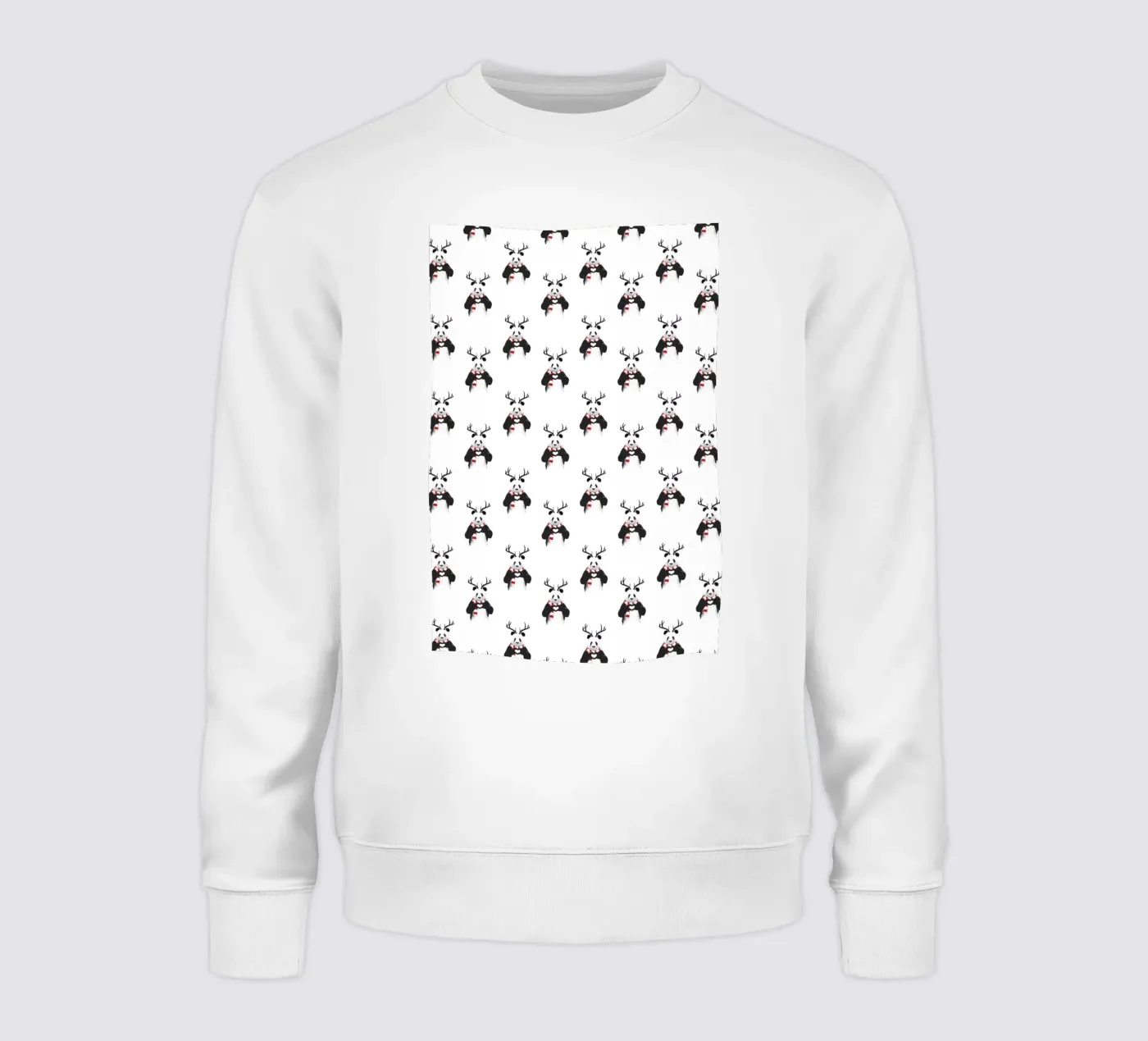 Xmas Panda Pattern sweat de Balazs Solti