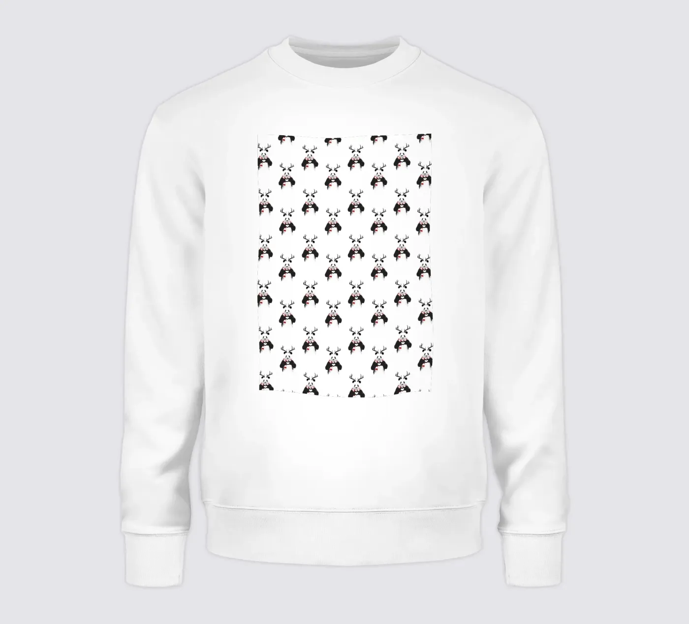 Xmas Panda Pattern sweat de Balazs Solti