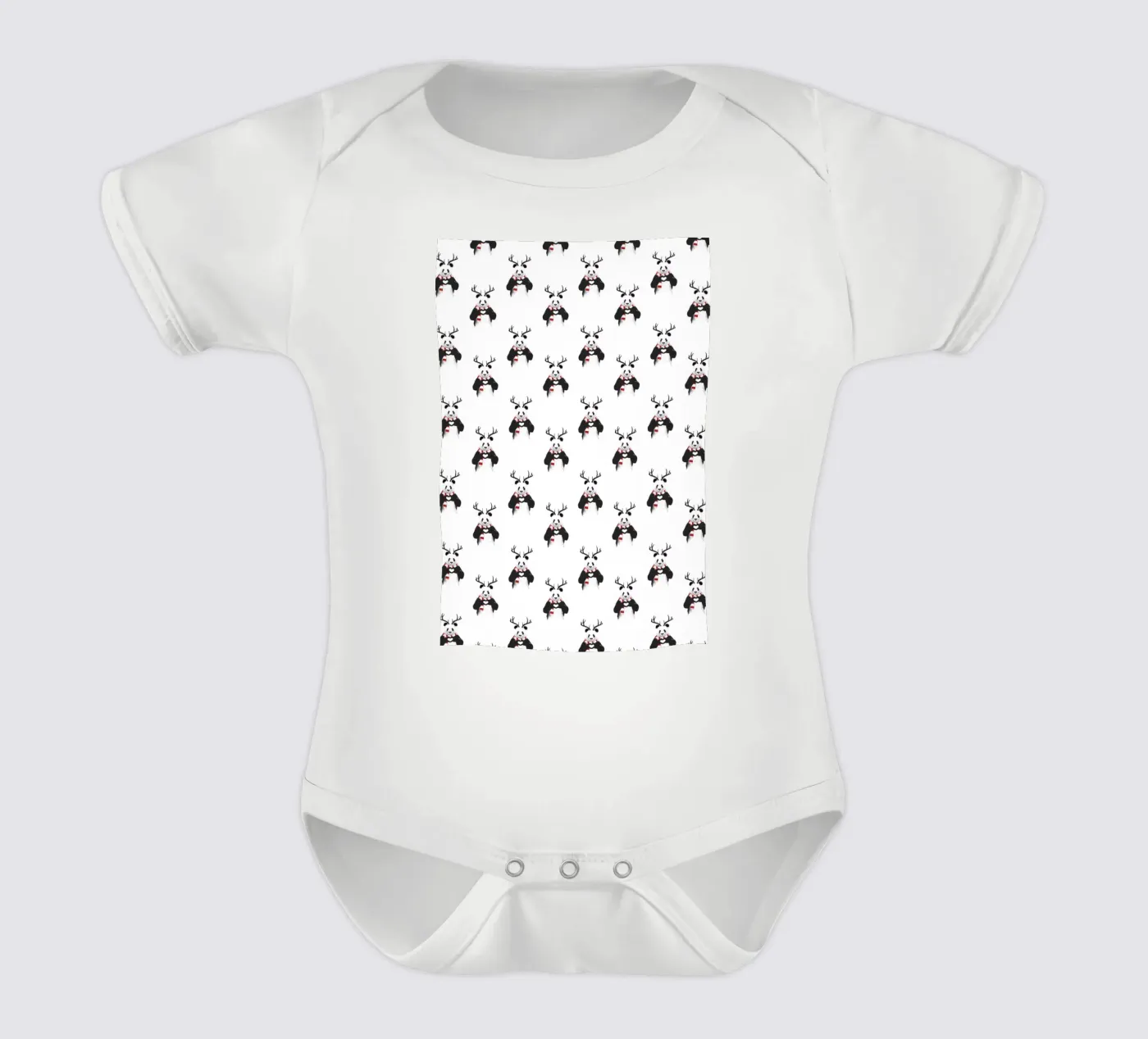 Xmas Panda Pattern body bébé de Balazs Solti