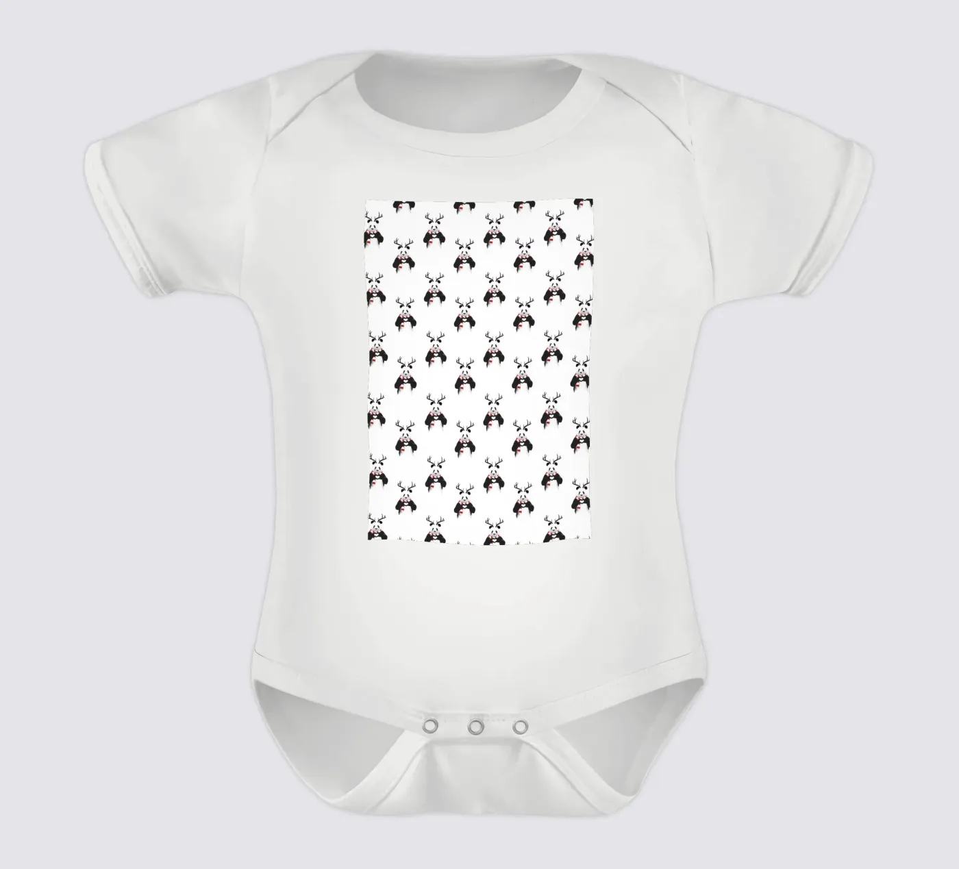 Xmas Panda Pattern body bébé de Balazs Solti