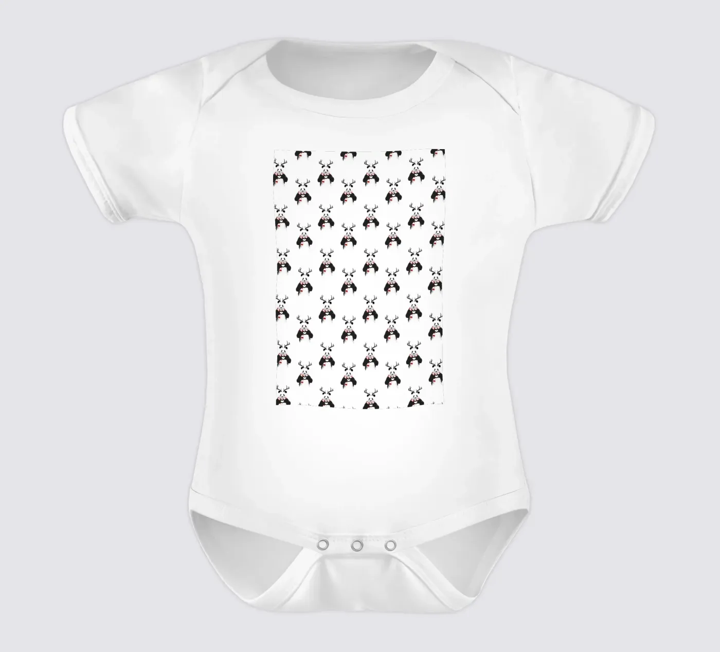 Xmas Panda Pattern body bébé de Balazs Solti