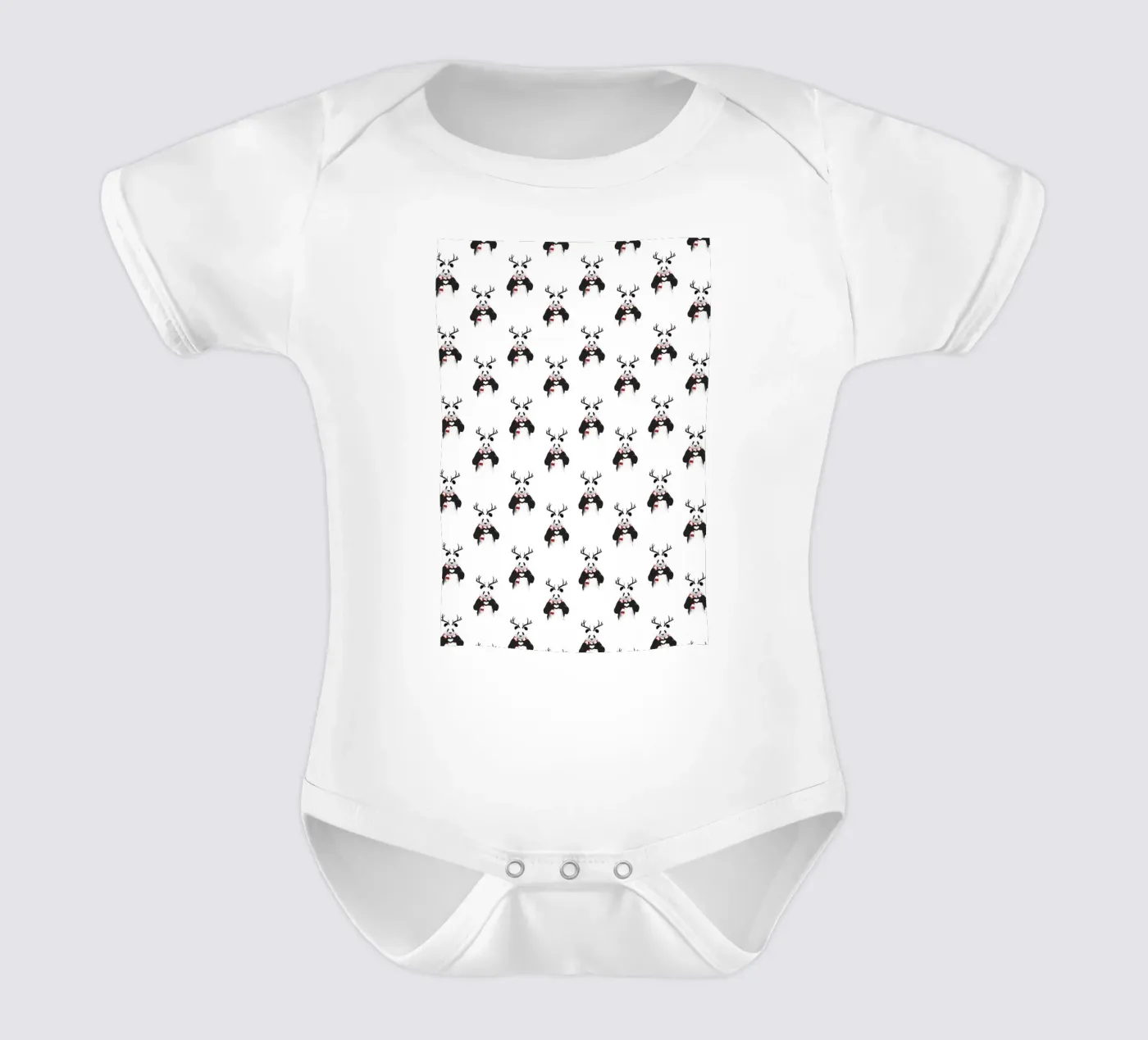 Xmas Panda Pattern body bébé de Balazs Solti