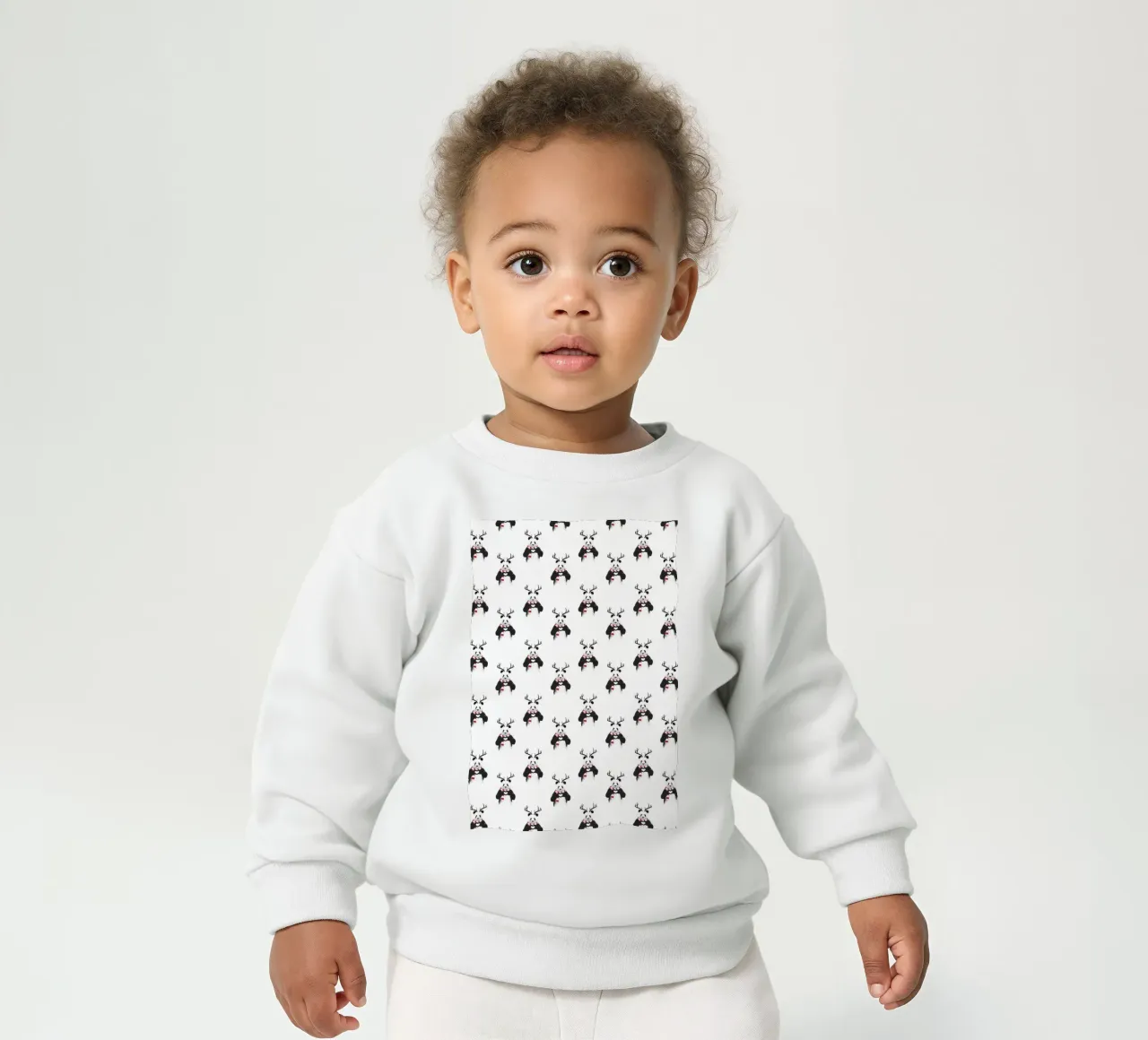 Xmas Panda Pattern felpa neonato da Balazs Solti