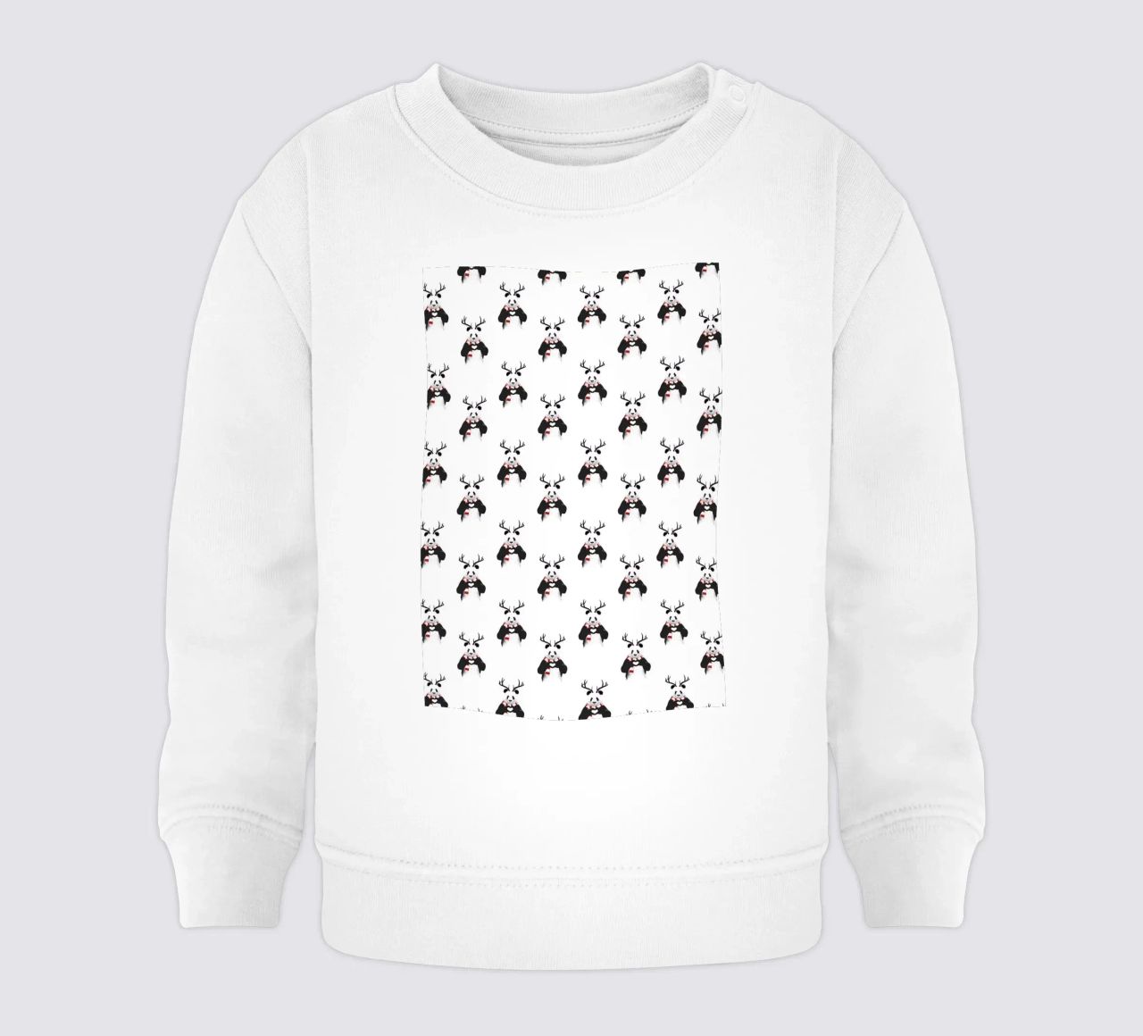 Xmas Panda Pattern felpa neonato da Balazs Solti