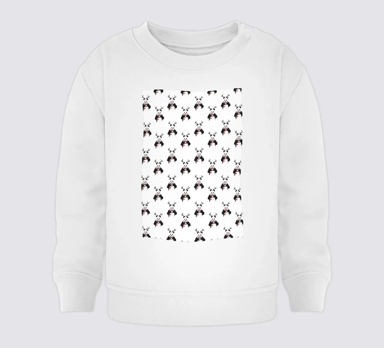 Xmas Panda Pattern felpa neonato da Balazs Solti