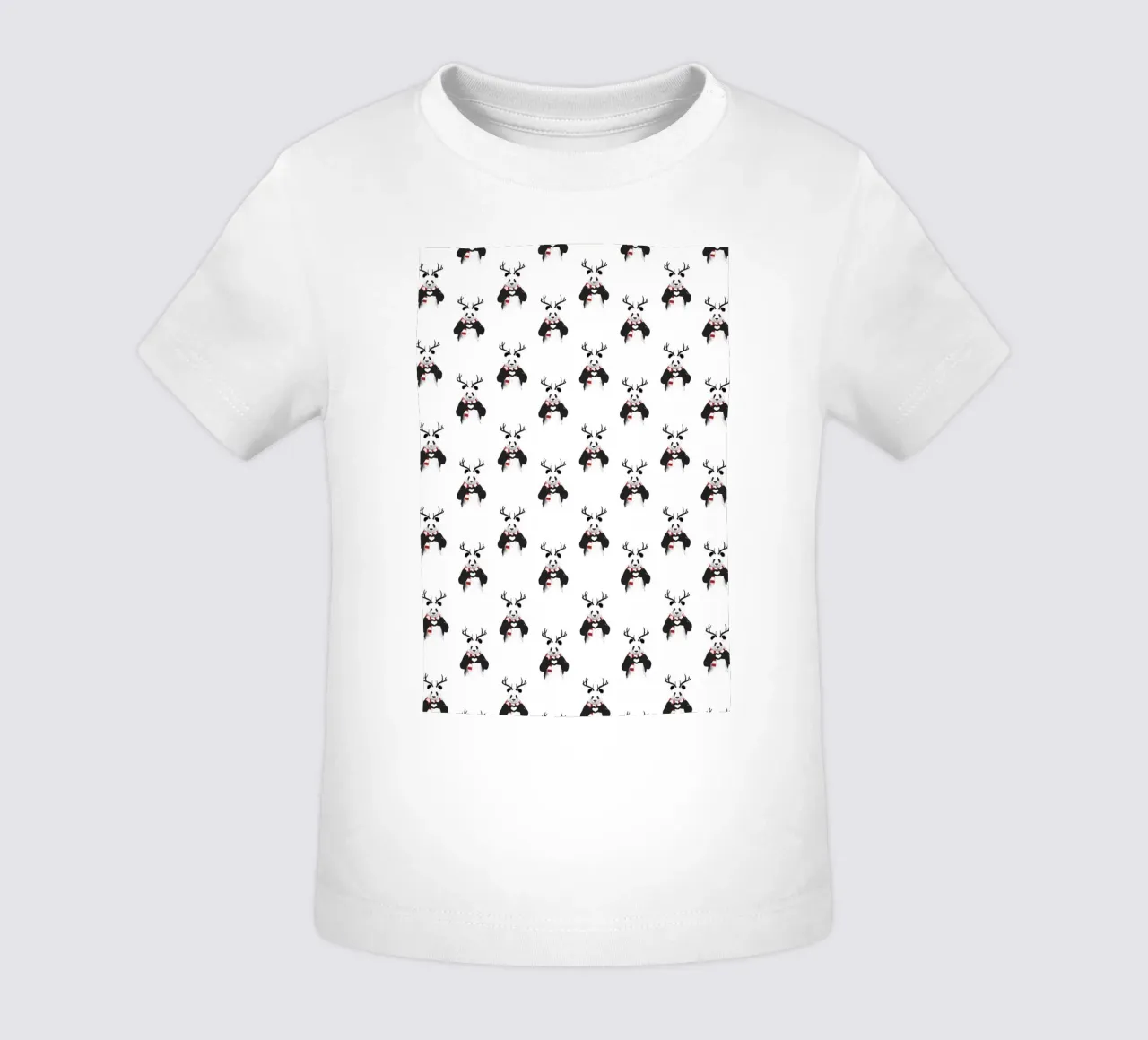 Xmas Panda Pattern maglietta neonato da Balazs Solti