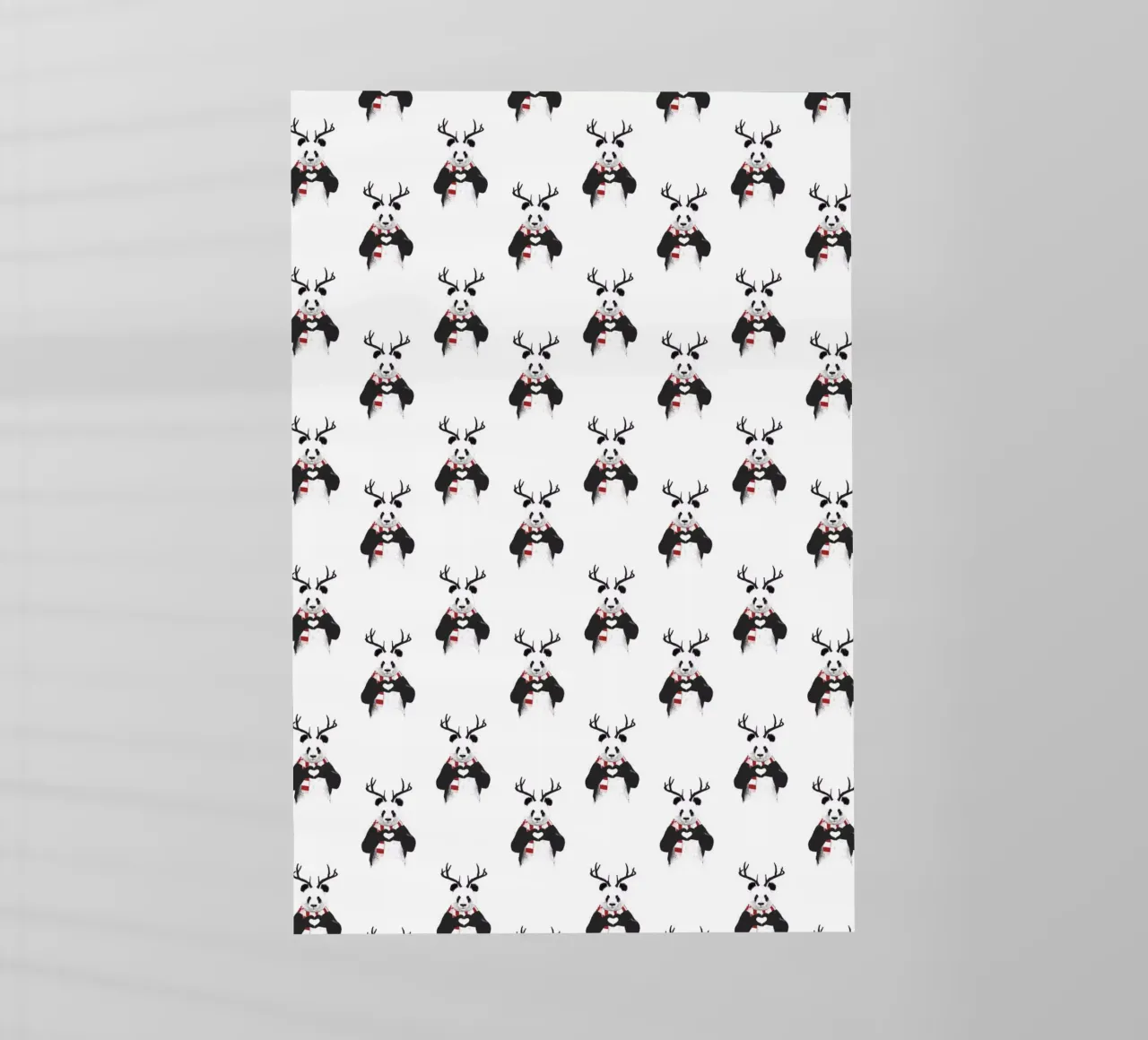 Xmas Panda Pattern pellicola backlit da Balazs Solti