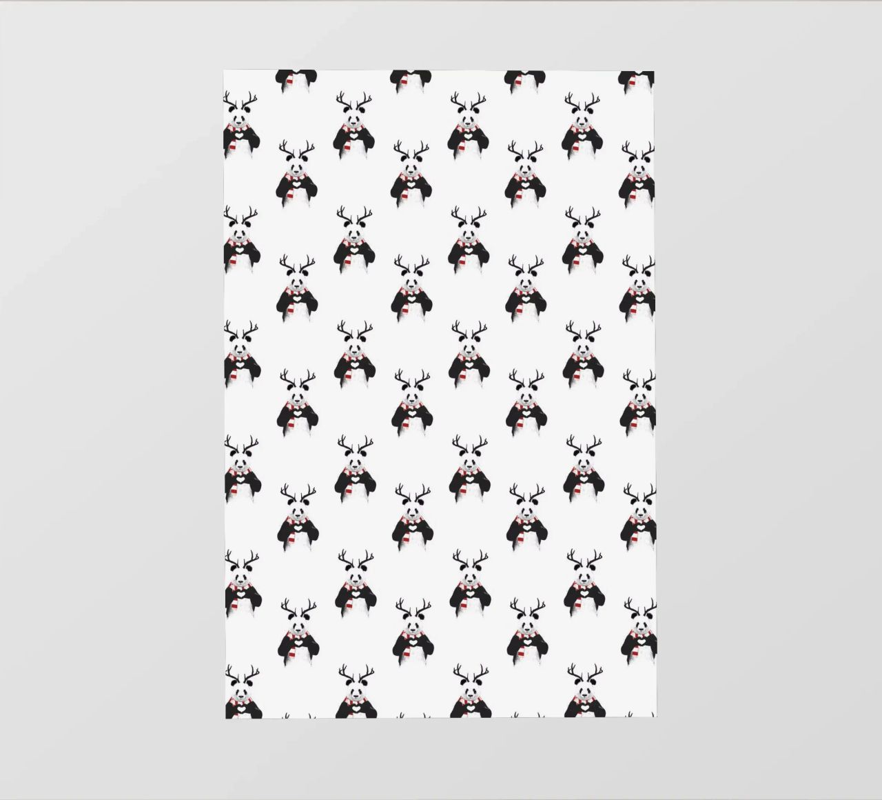 Xmas Panda Pattern pellicola backlit da Balazs Solti