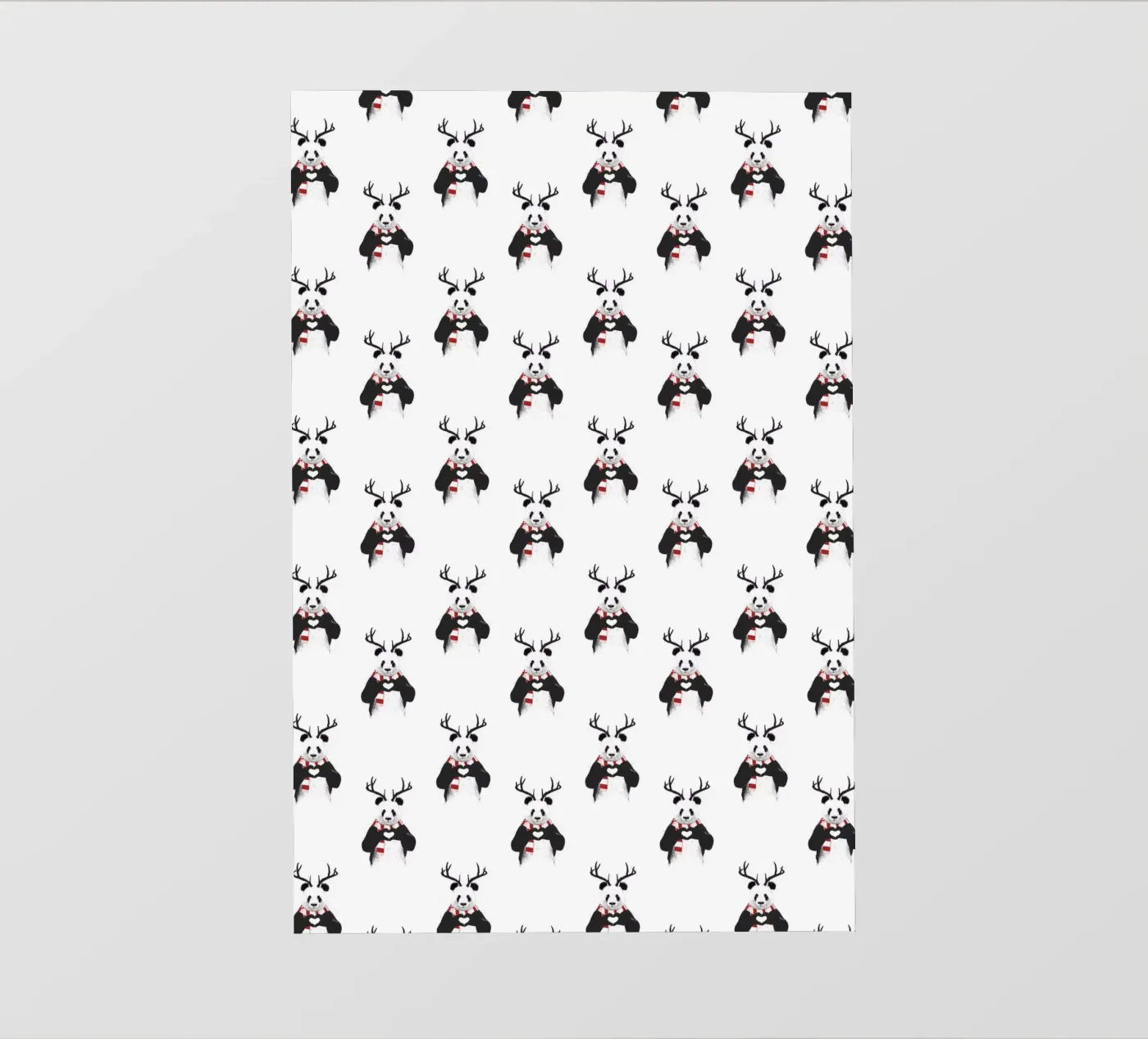 Xmas Panda Pattern pellicola backlit da Balazs Solti