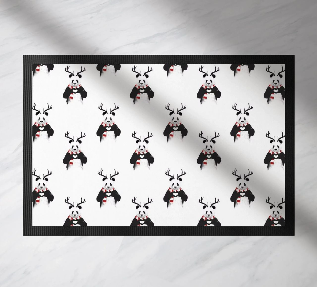 Xmas Panda Pattern zerbino da Balazs Solti