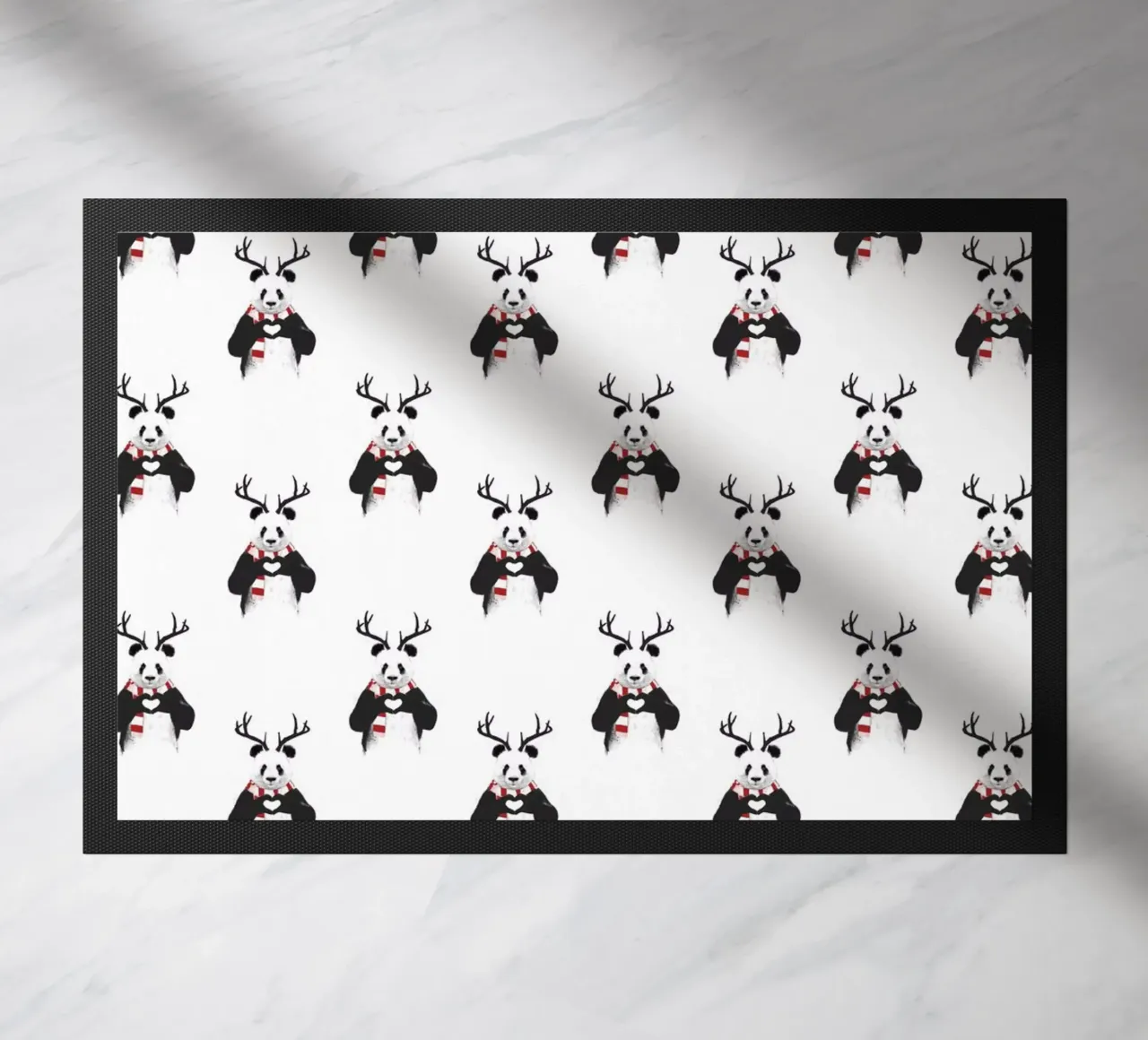 Xmas Panda Pattern zerbino da Balazs Solti