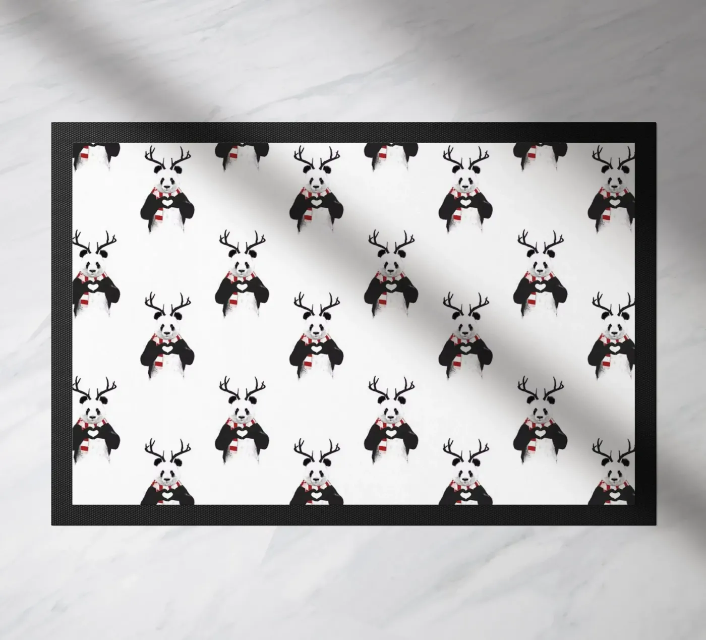 Xmas Panda Pattern zerbino da Balazs Solti