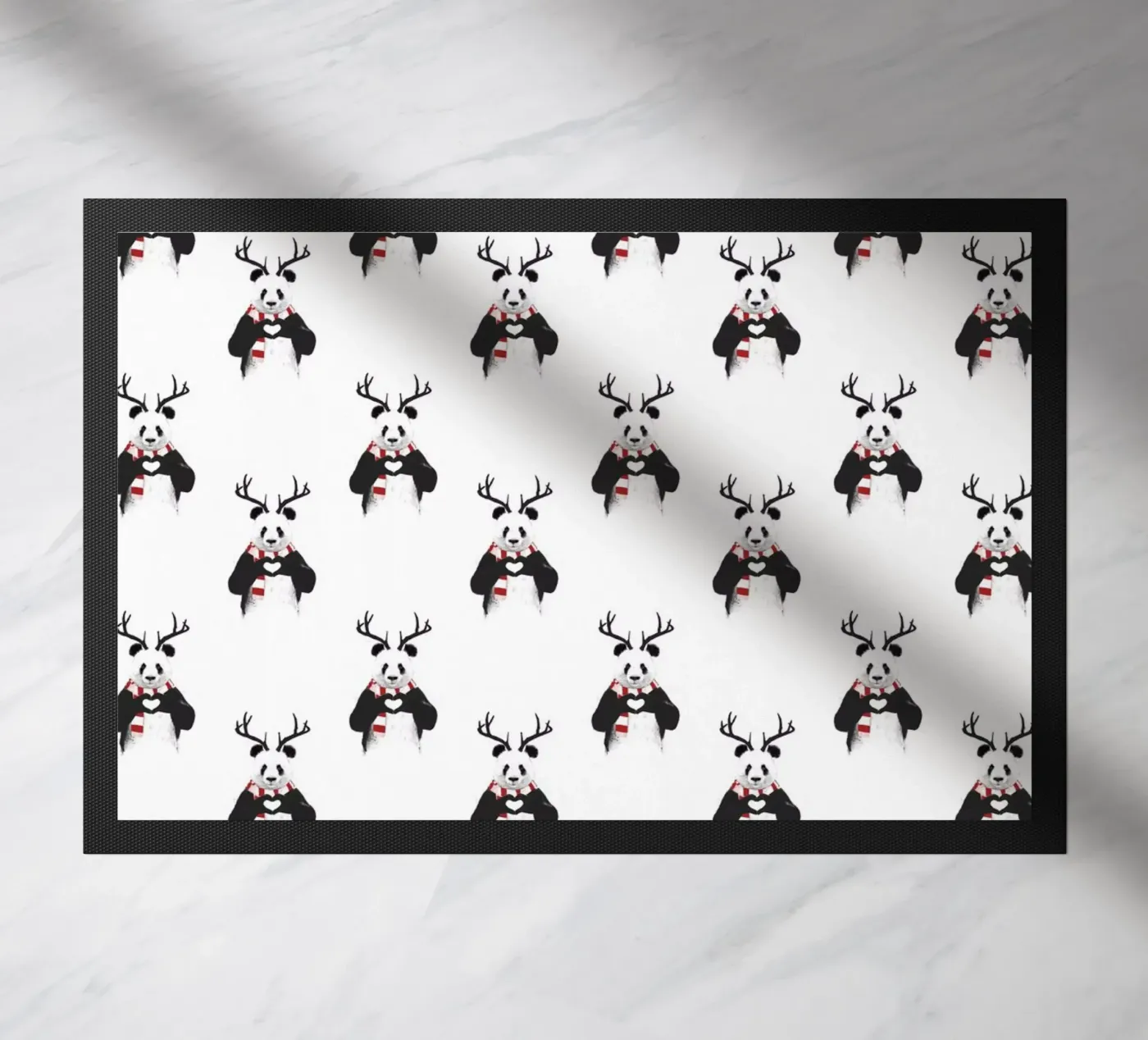 Xmas Panda Pattern zerbino da Balazs Solti