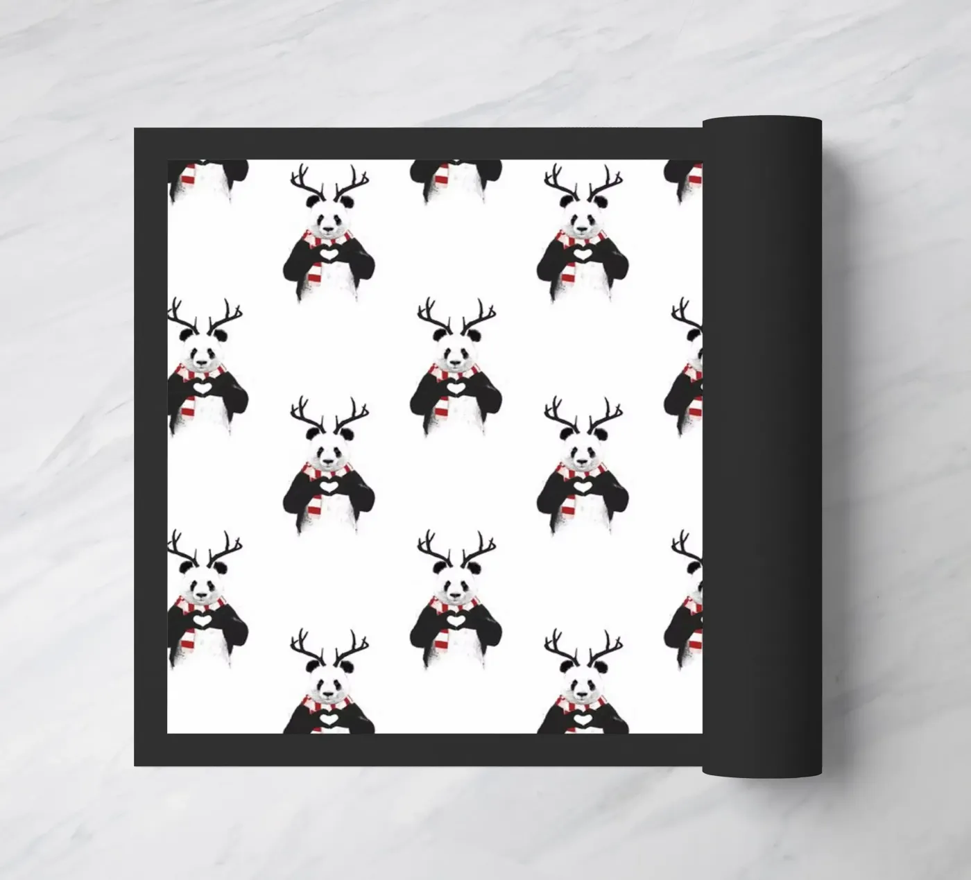 Xmas Panda Pattern zerbino da Balazs Solti