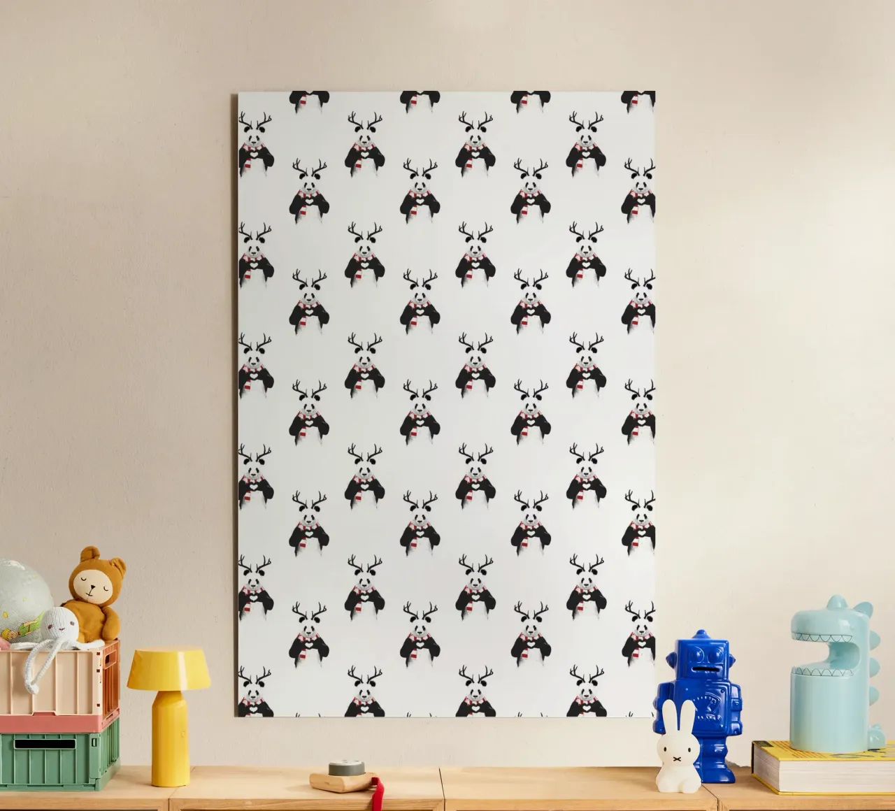 Xmas Panda Pattern forex plate by Balazs Solti