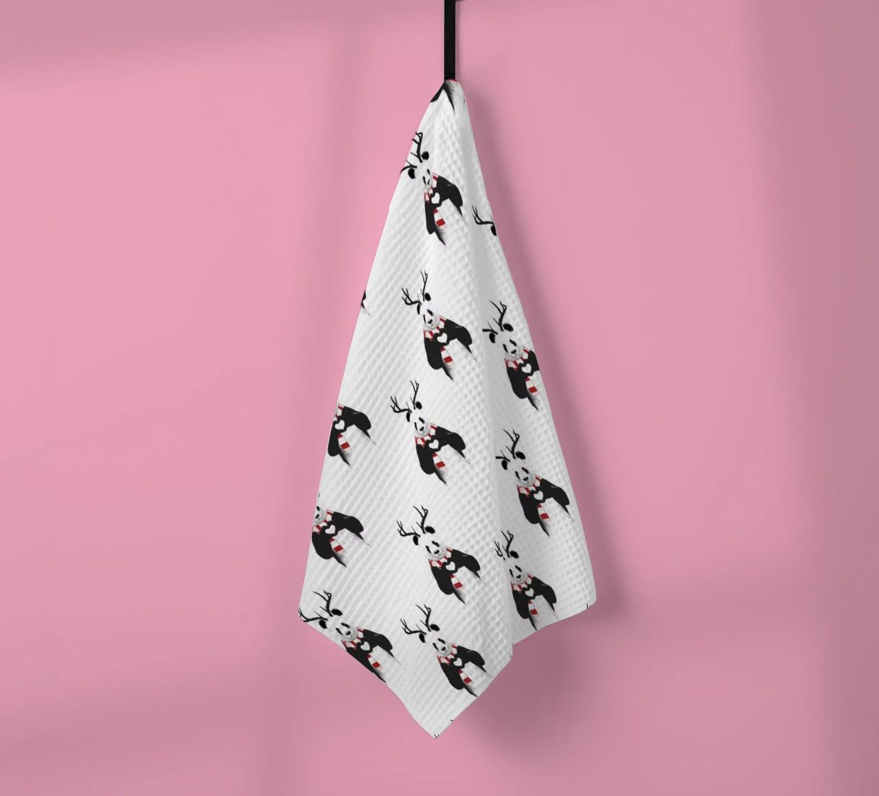 Xmas Panda Pattern canovaccio da cucina da Balazs Solti