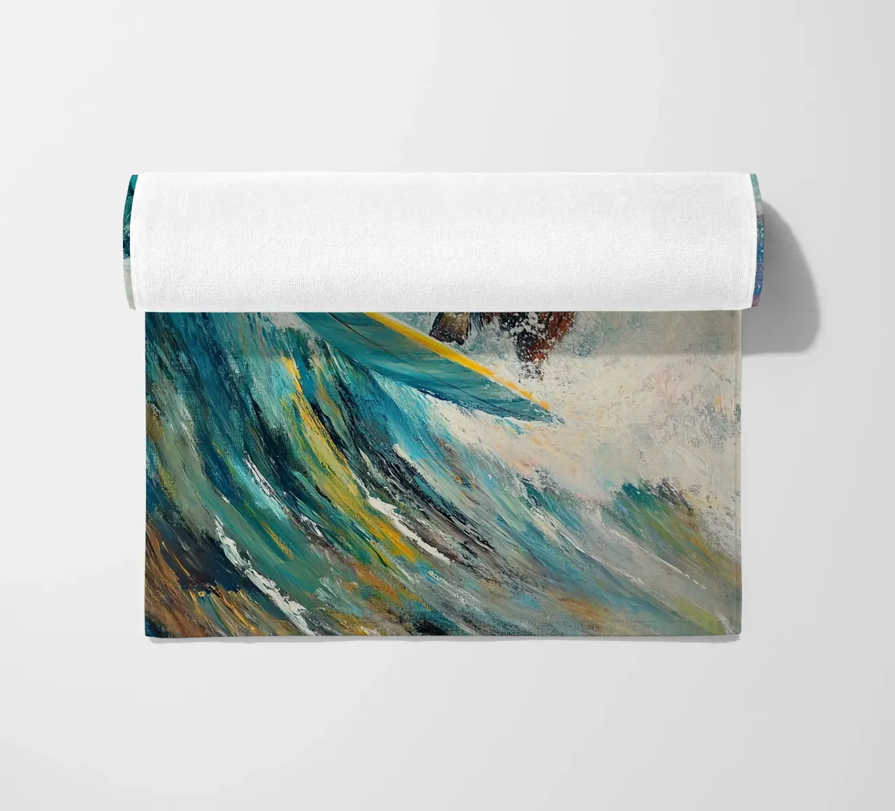 Mucca delle Highlands telo mare da Nikis Art Studio