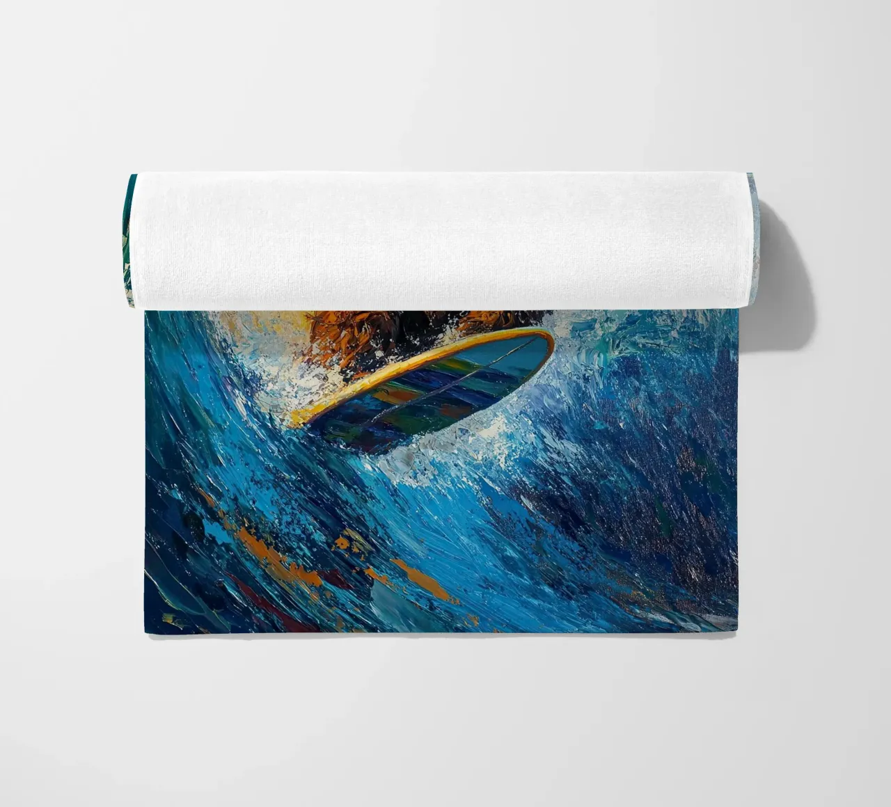 Mucca delle Highlands telo mare da Nikis Art Studio