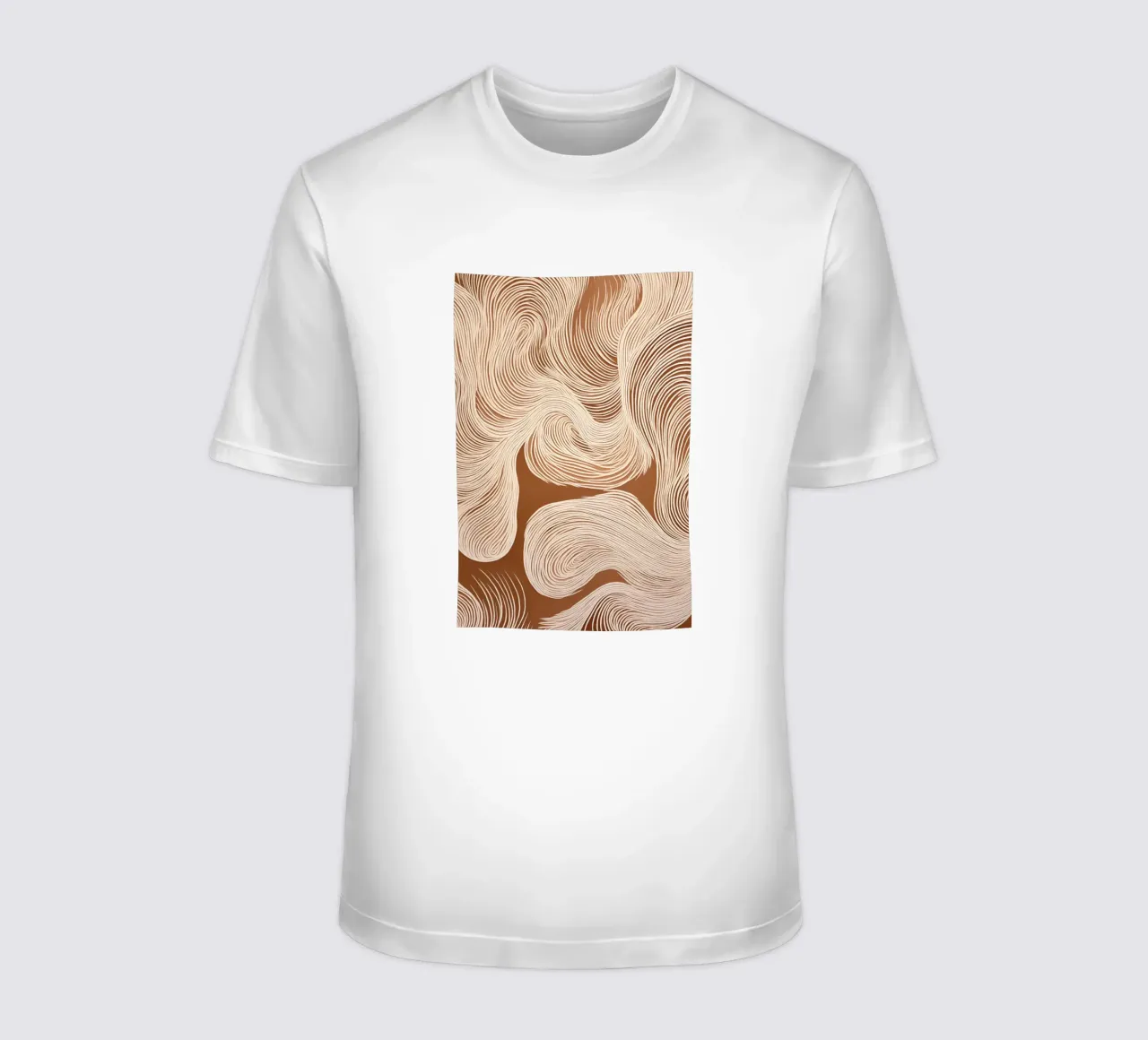 Suoni con linee ondulate t-shirt da Carinaprint